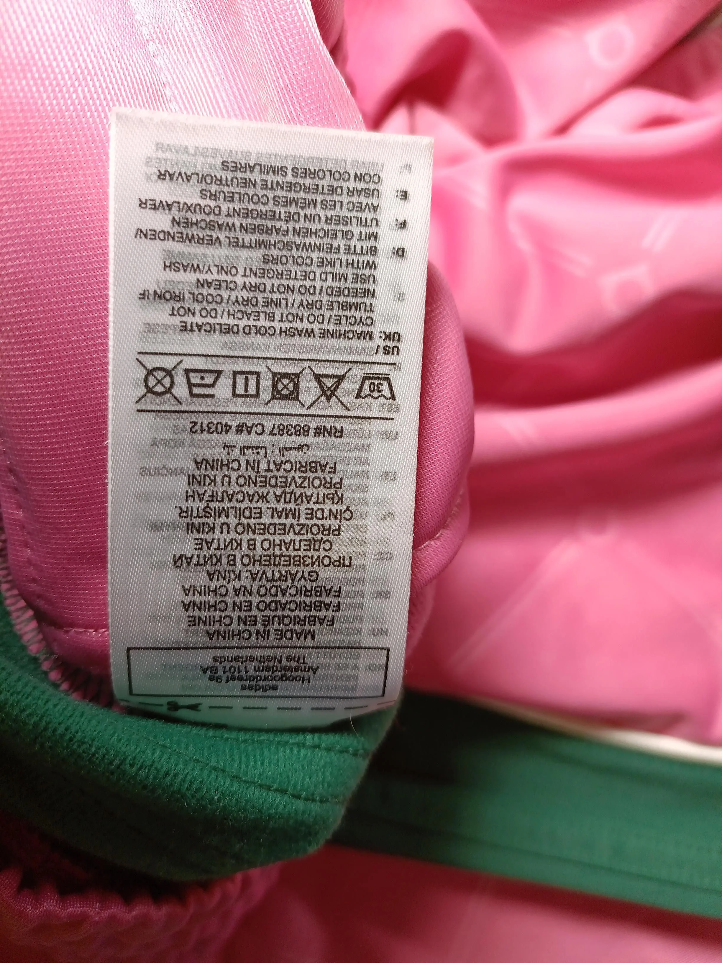 Adidas Track Pants trousers pink - Image 6
