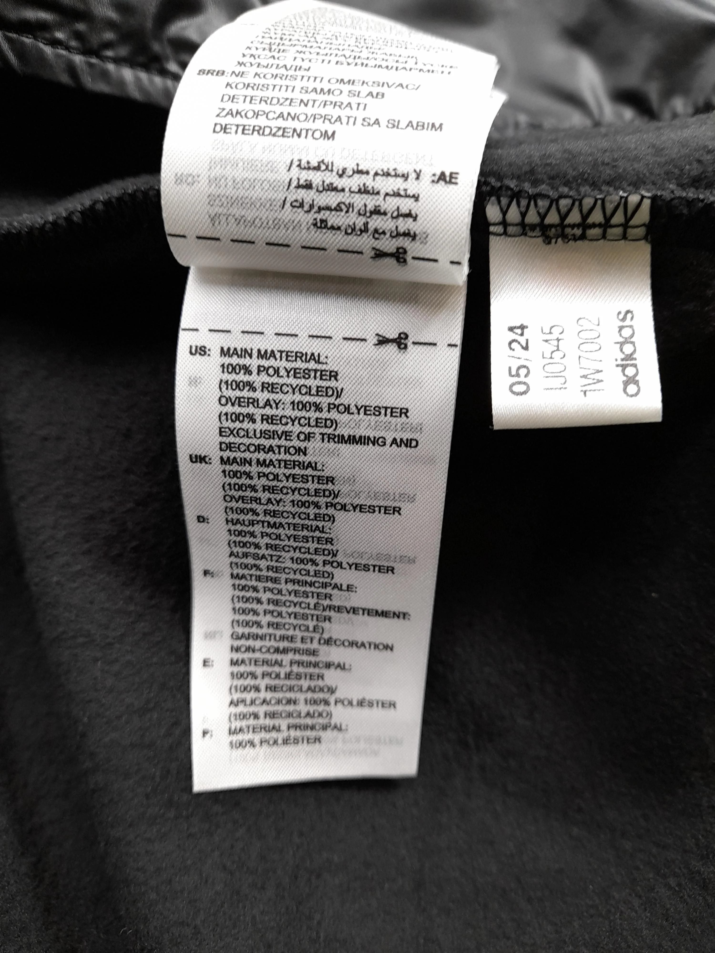 Adidas Windbreaker jacket black - Image 6