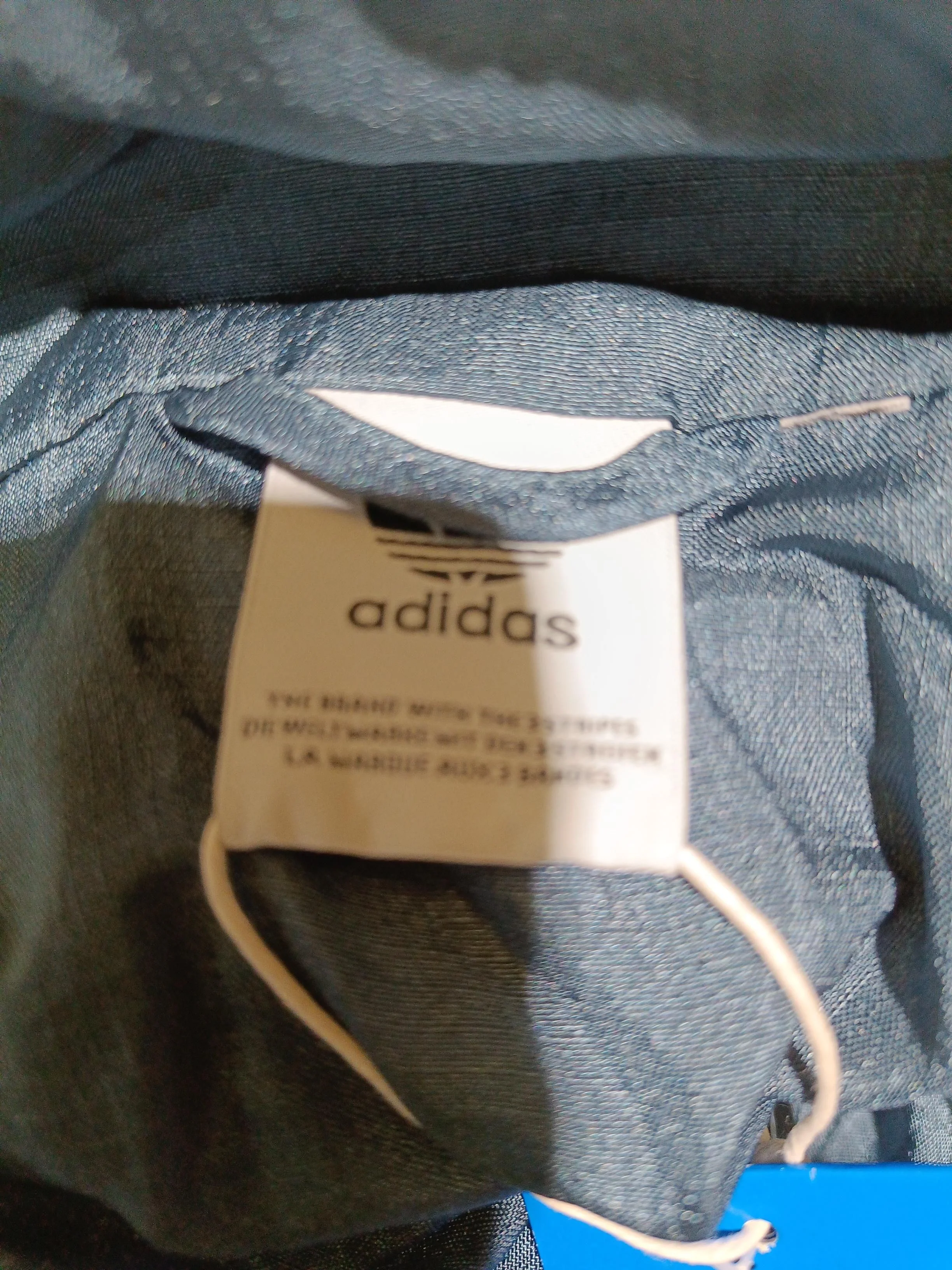Adidas Windbreaker jacket blue - Image 6