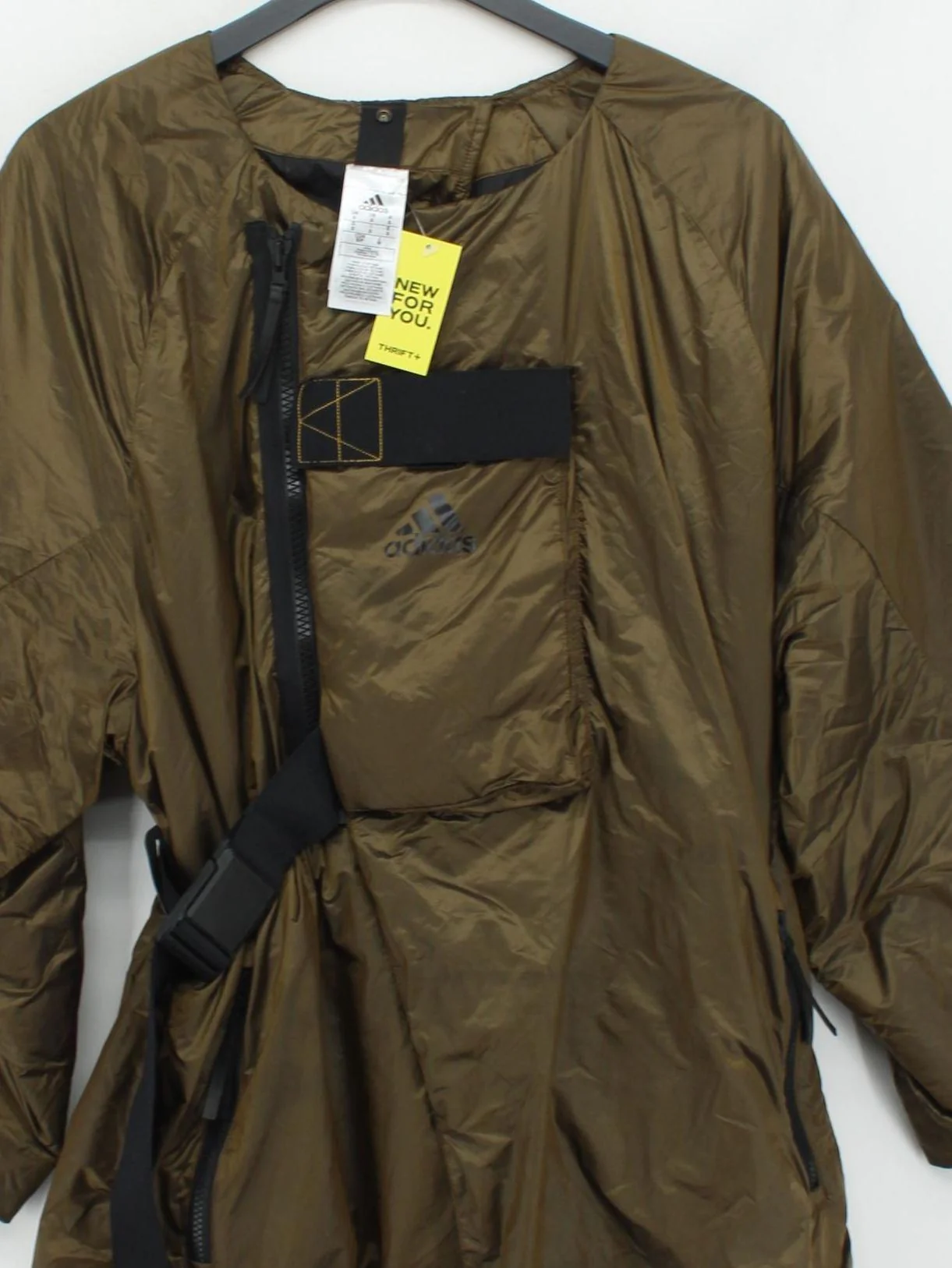 Adidas Windbreaker jacket green - Image 3
