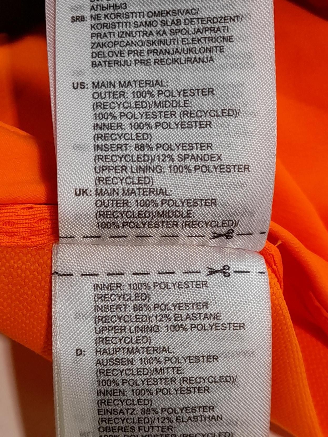 Adidas Windbreaker jacket orange - Image 6