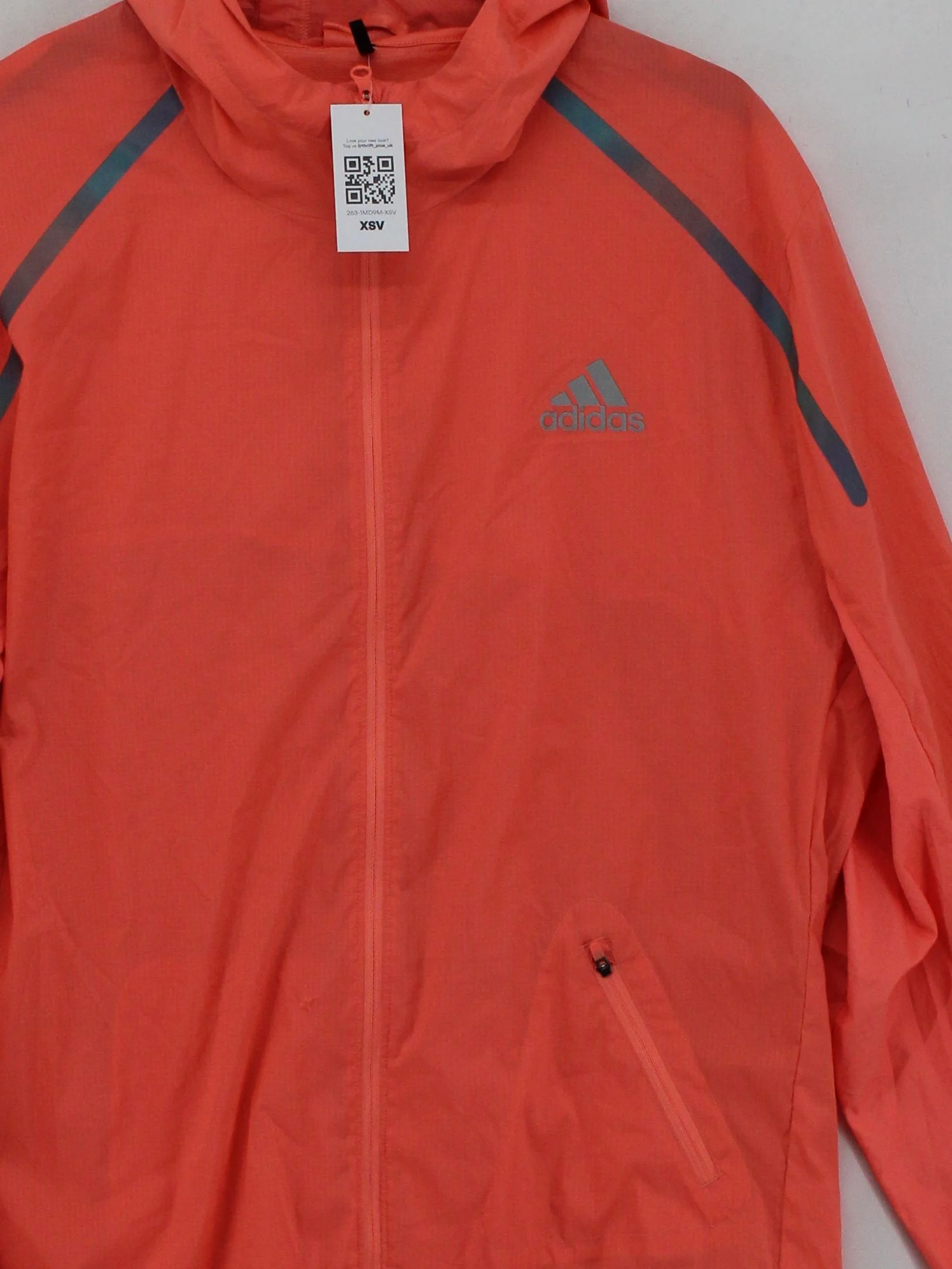 Adidas Windbreaker jacket orange - Image 3
