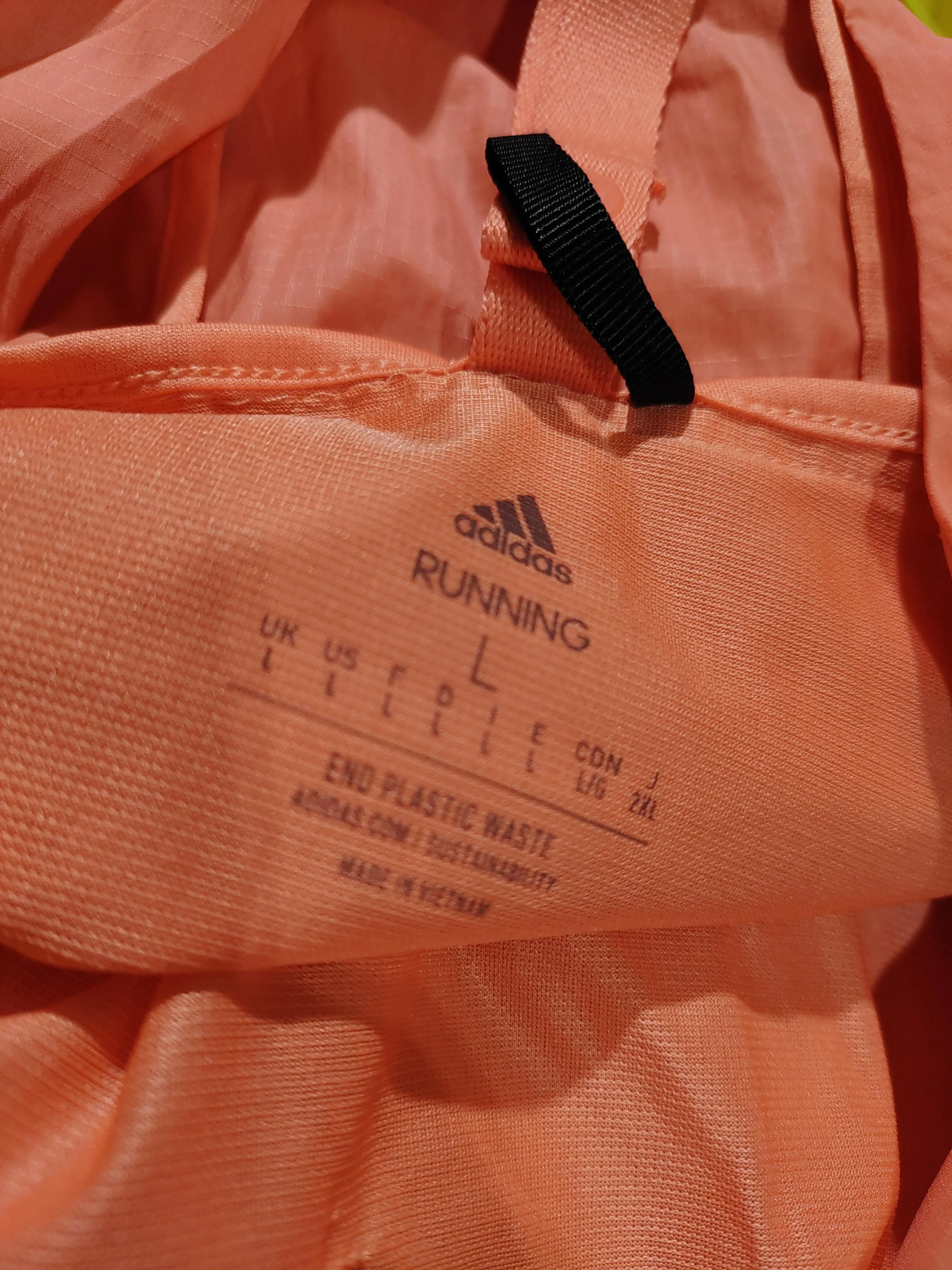 Adidas Windbreaker jacket orange - Image 5