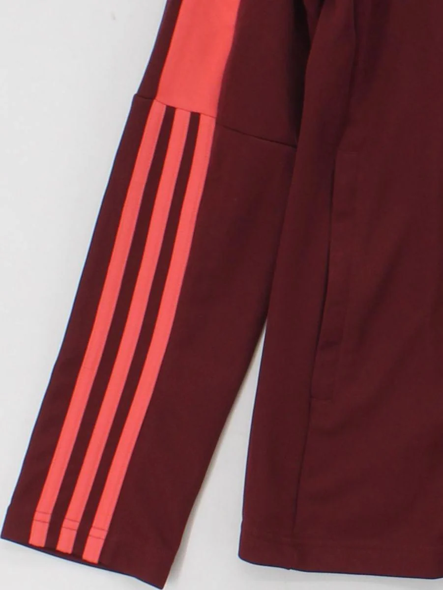 Adidas Windbreaker jacket red - Image 4