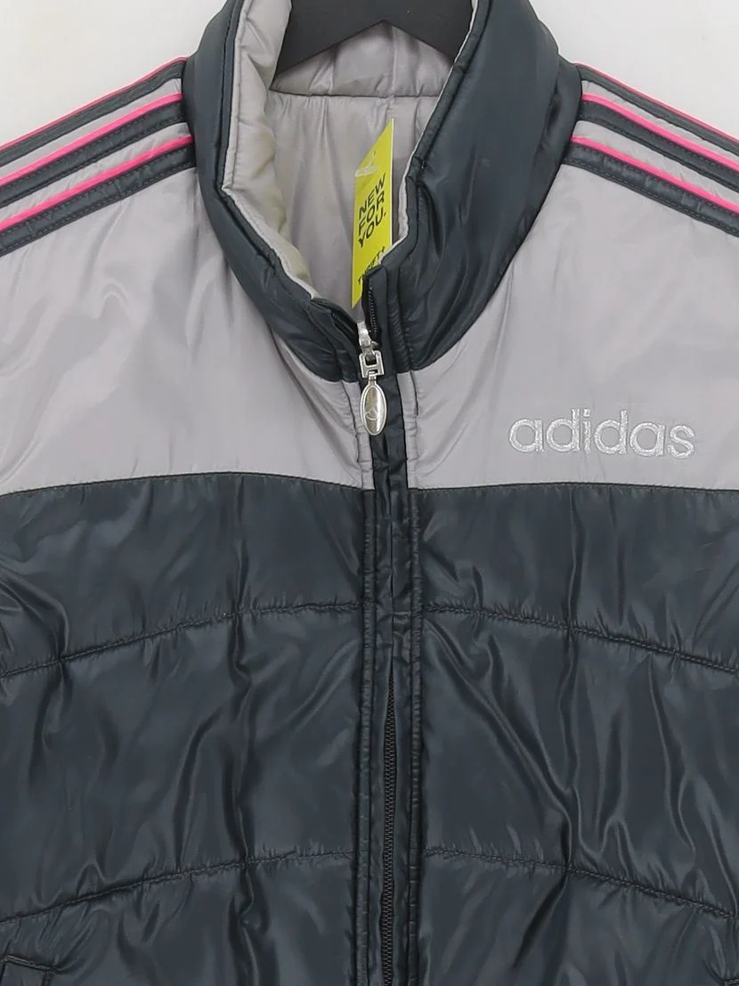 Adidas Women's Coat XS Grey 100% Polyester Overcoat - Image 3