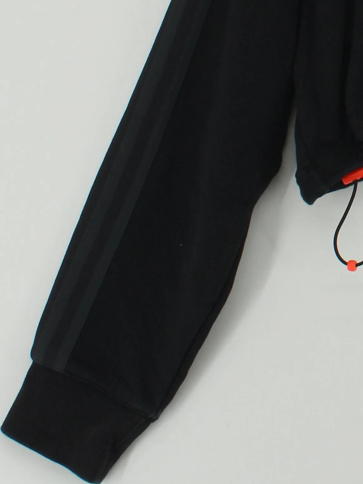 Adidas Women's Hoodie M Black Graphic Cotton with Elastane Pullover - Image 4