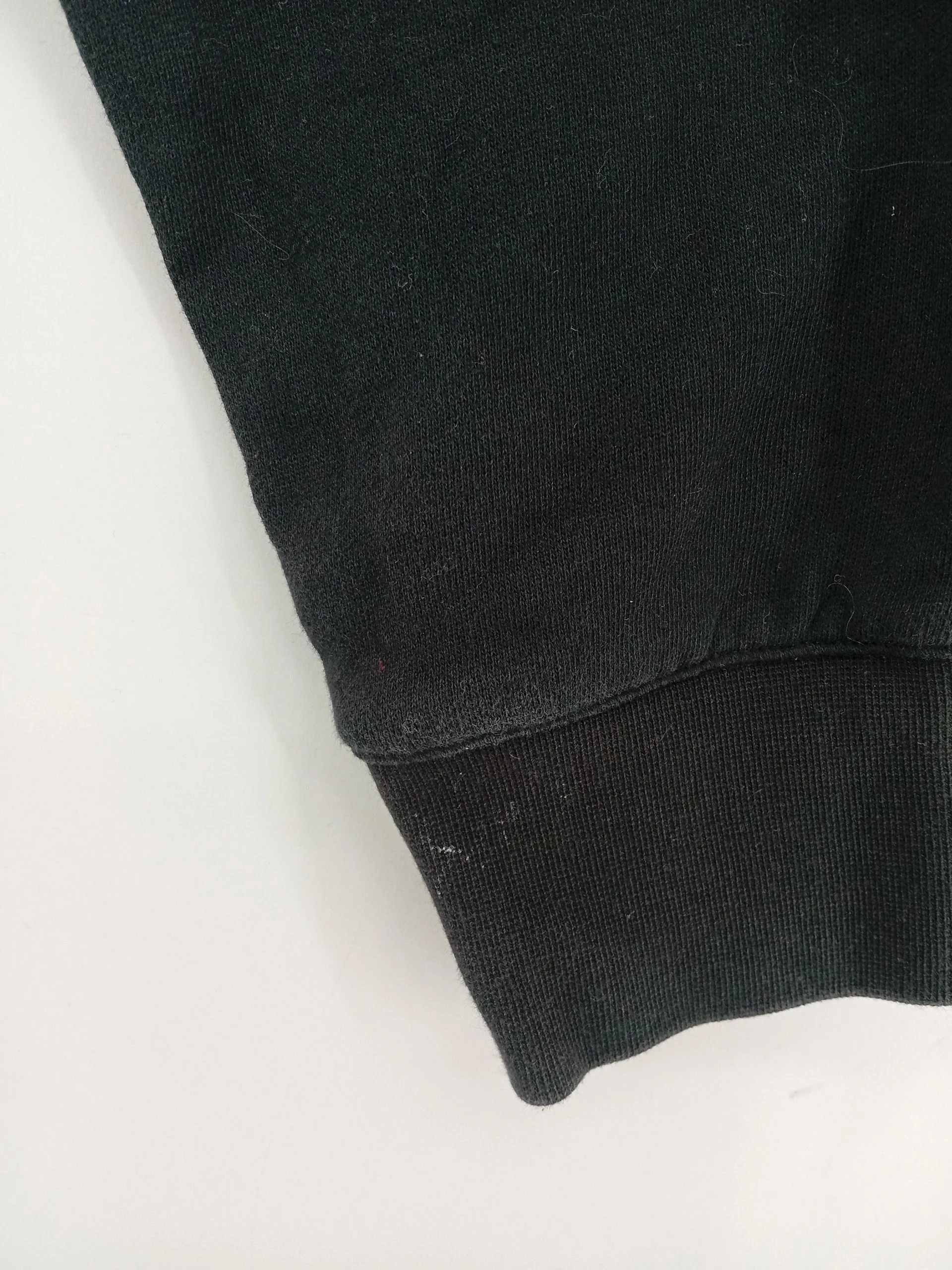 Adidas Women's Hoodie M Black Graphic Cotton with Elastane Pullover - Image 6