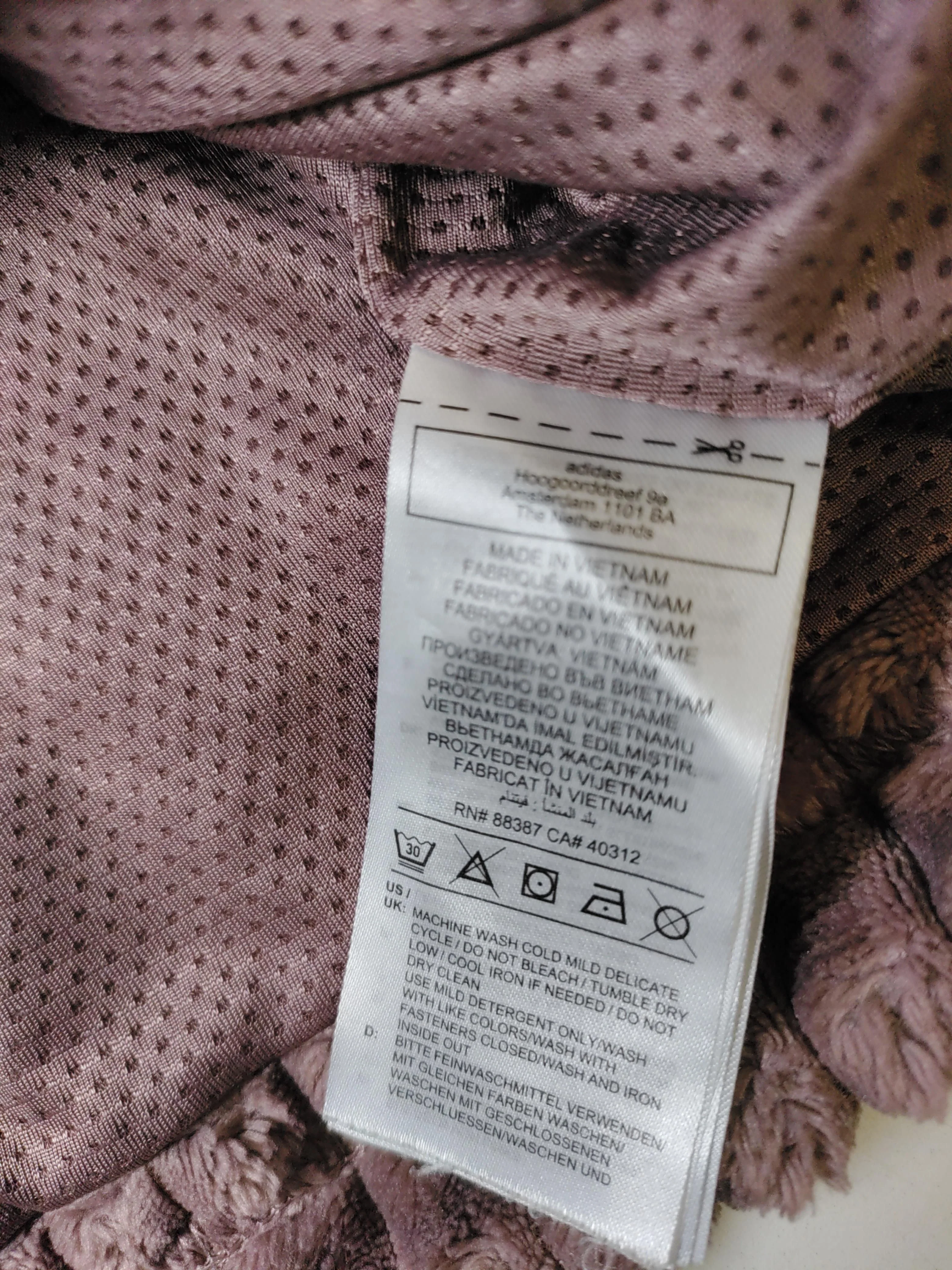 Adidas Women's Hoodie M Pink 100% Polyester Pullover - Image 6