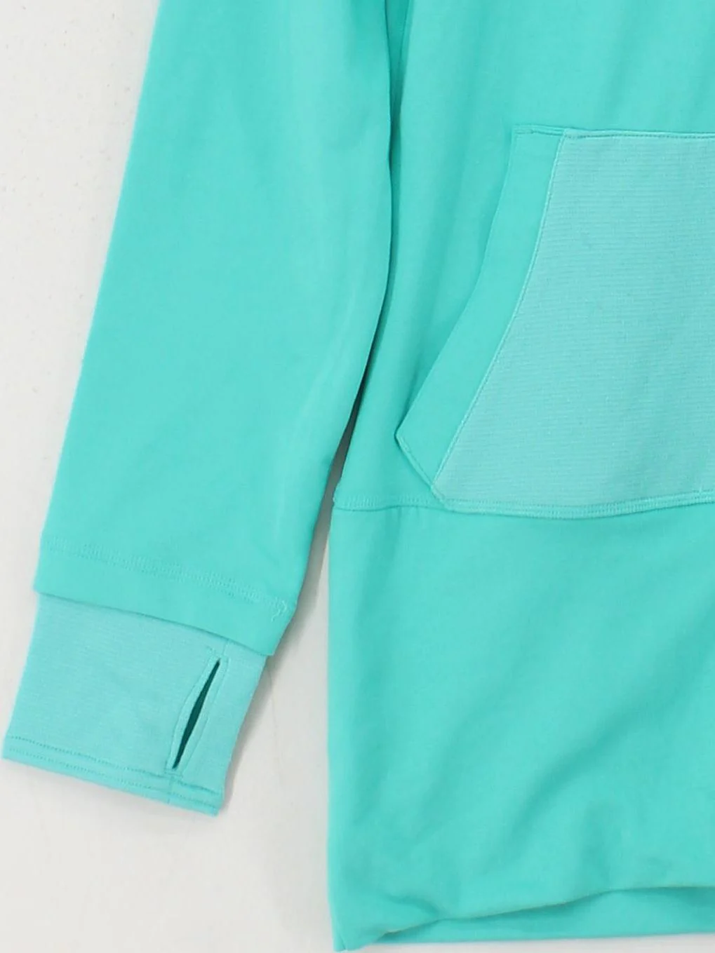 Adidas Women's Hoodie S Green Polyester with Elastane Pullover - Image 4
