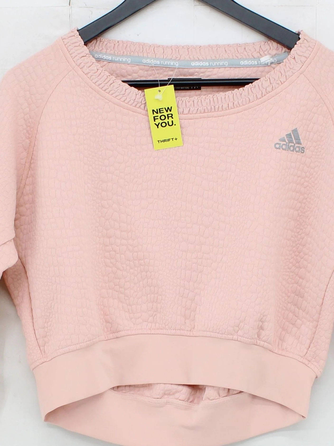 Adidas Women's Hoodie S Pink Polyester with Spandex Pullover - Image 3