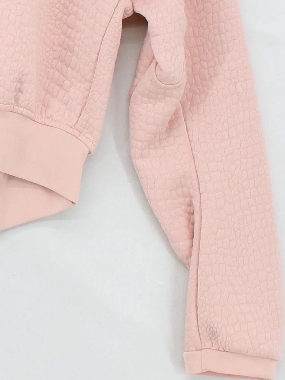 Adidas Women's Hoodie S Pink Polyester with Spandex Pullover - Image 4