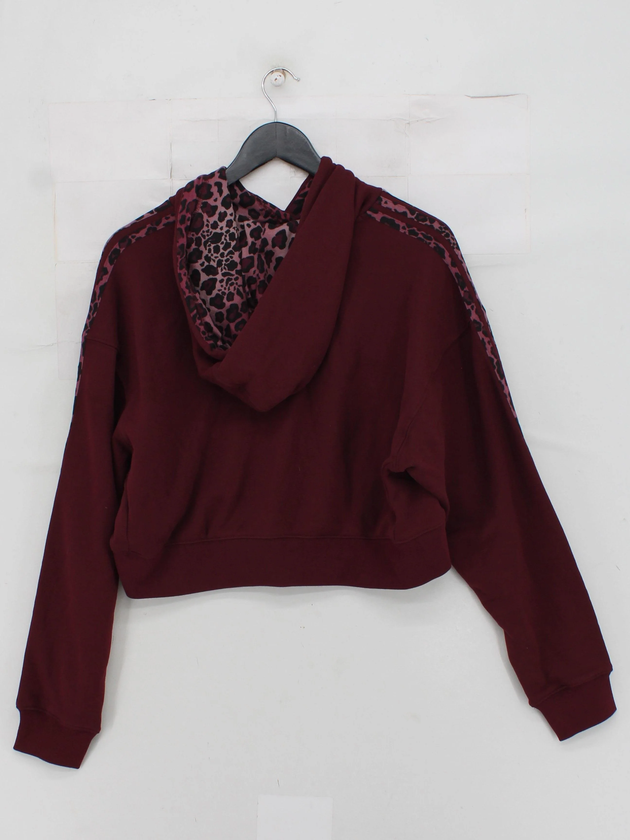 Adidas Women's Hoodie S Red Animal Print 100% Other Pullover - Image 2