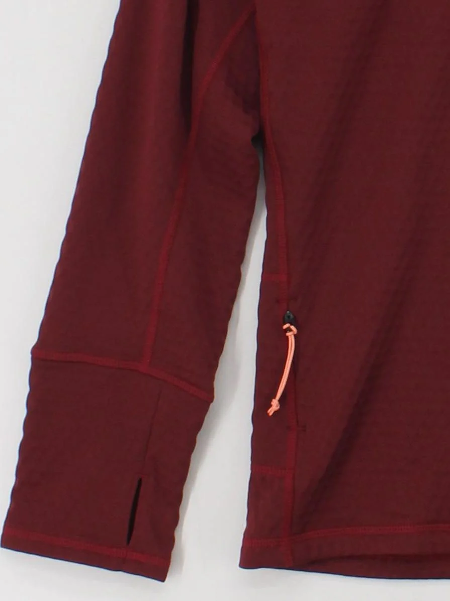 Adidas Women's Hoodie S Red Nylon with Polyester Pullover - Image 4