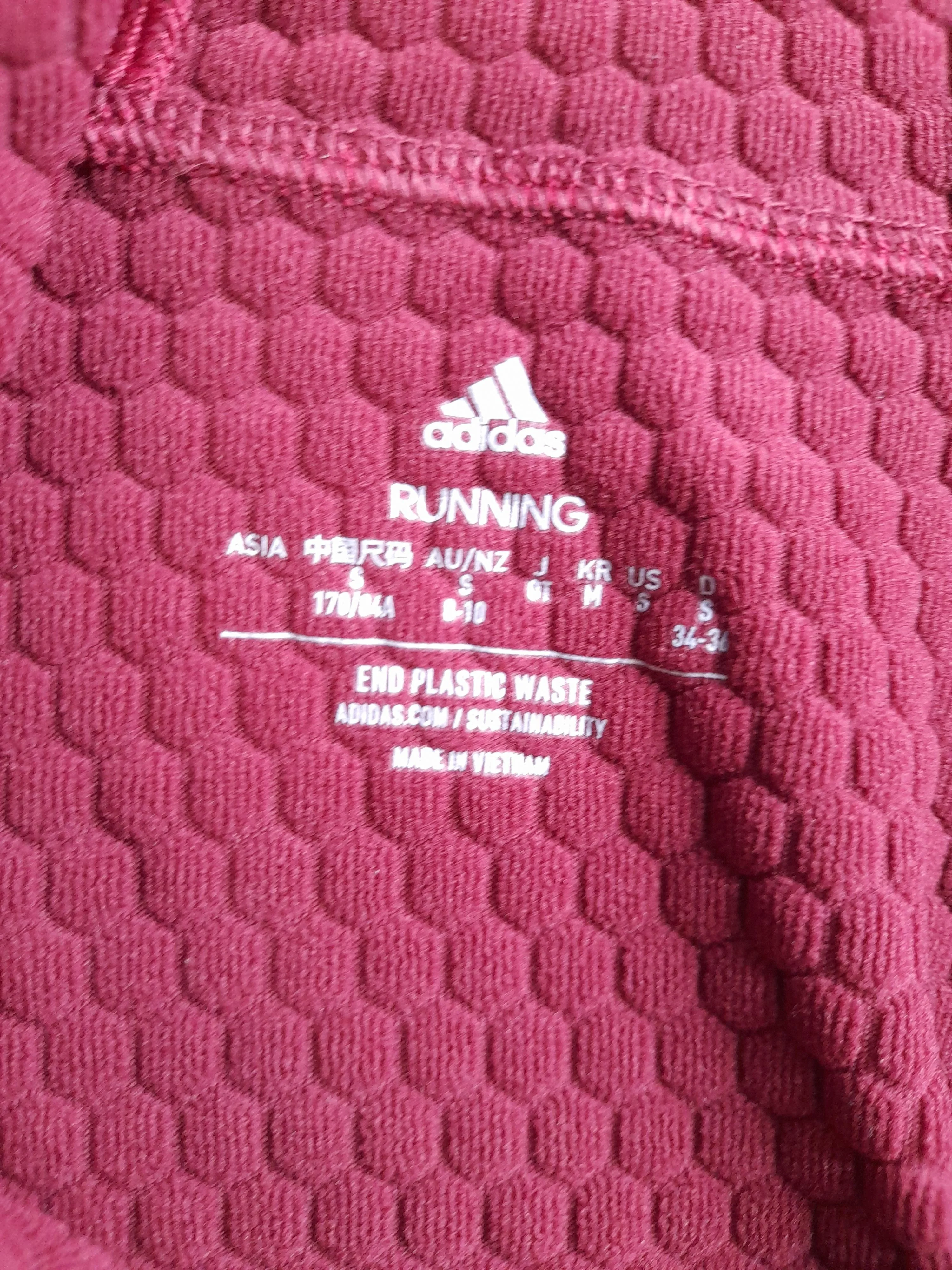 Adidas Women's Hoodie S Red Nylon with Polyester Pullover - Image 5