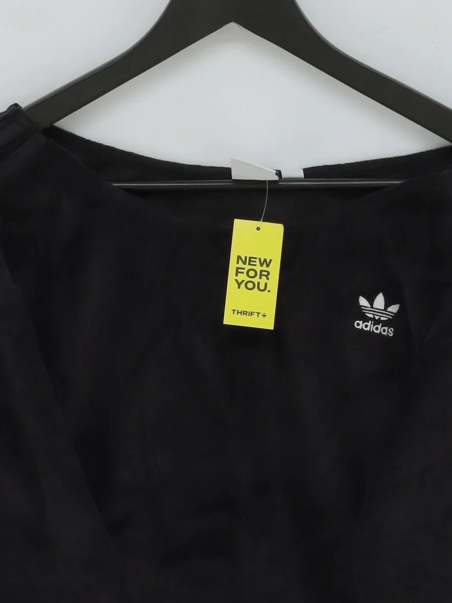 Adidas Women's Hoodie UK 10 Black Polyester New with tags - Image 3