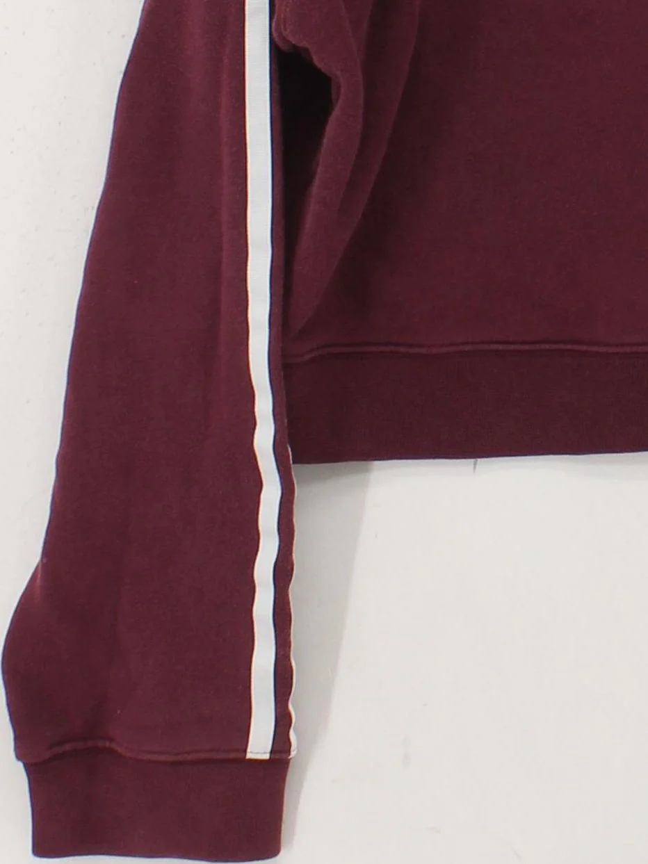Adidas Women's Hoodie UK 10 Red 100% Cotton Pullover - Image 4
