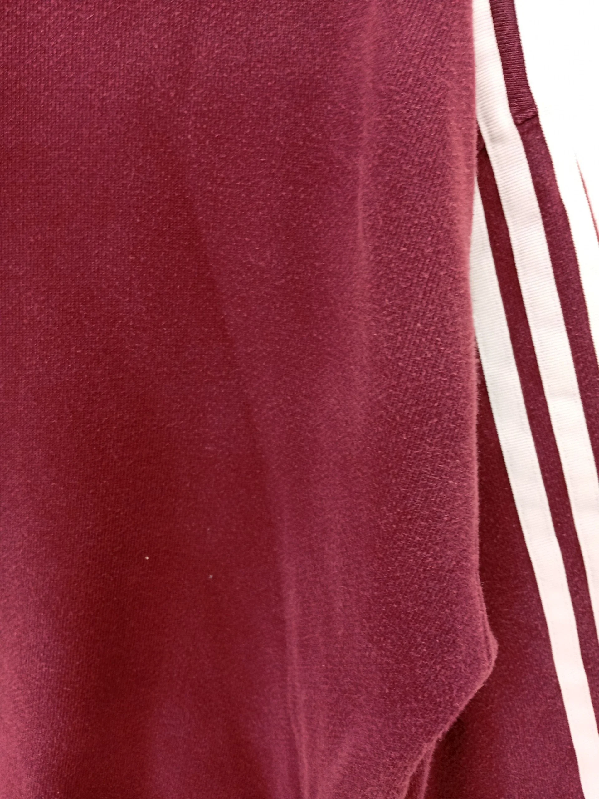 Adidas Women's Hoodie UK 10 Red 100% Cotton Pullover - Image 5