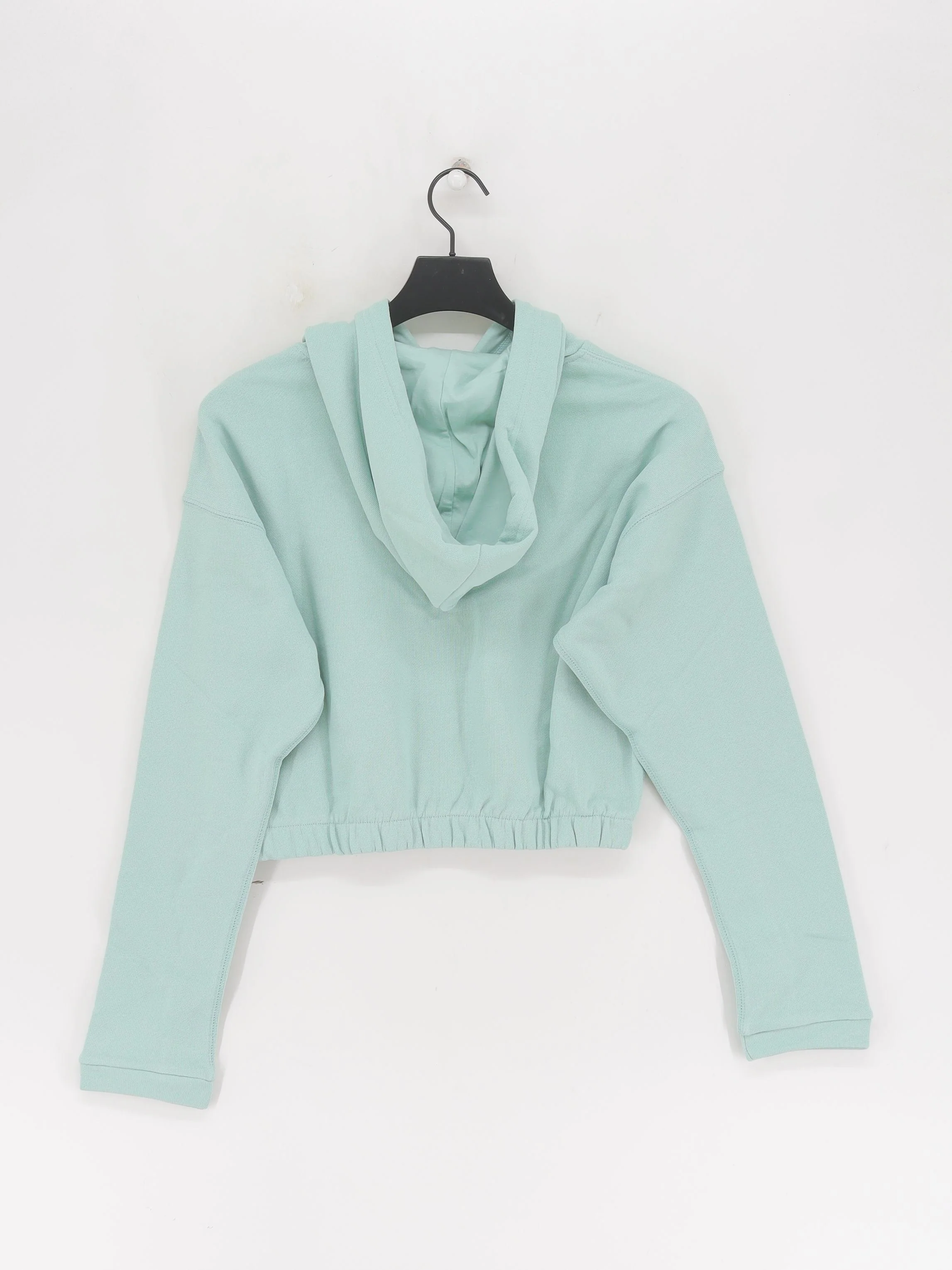 Adidas Women's Hoodie UK 12 Green Graphic 100% Cotton Pullover New with tags - Image 2