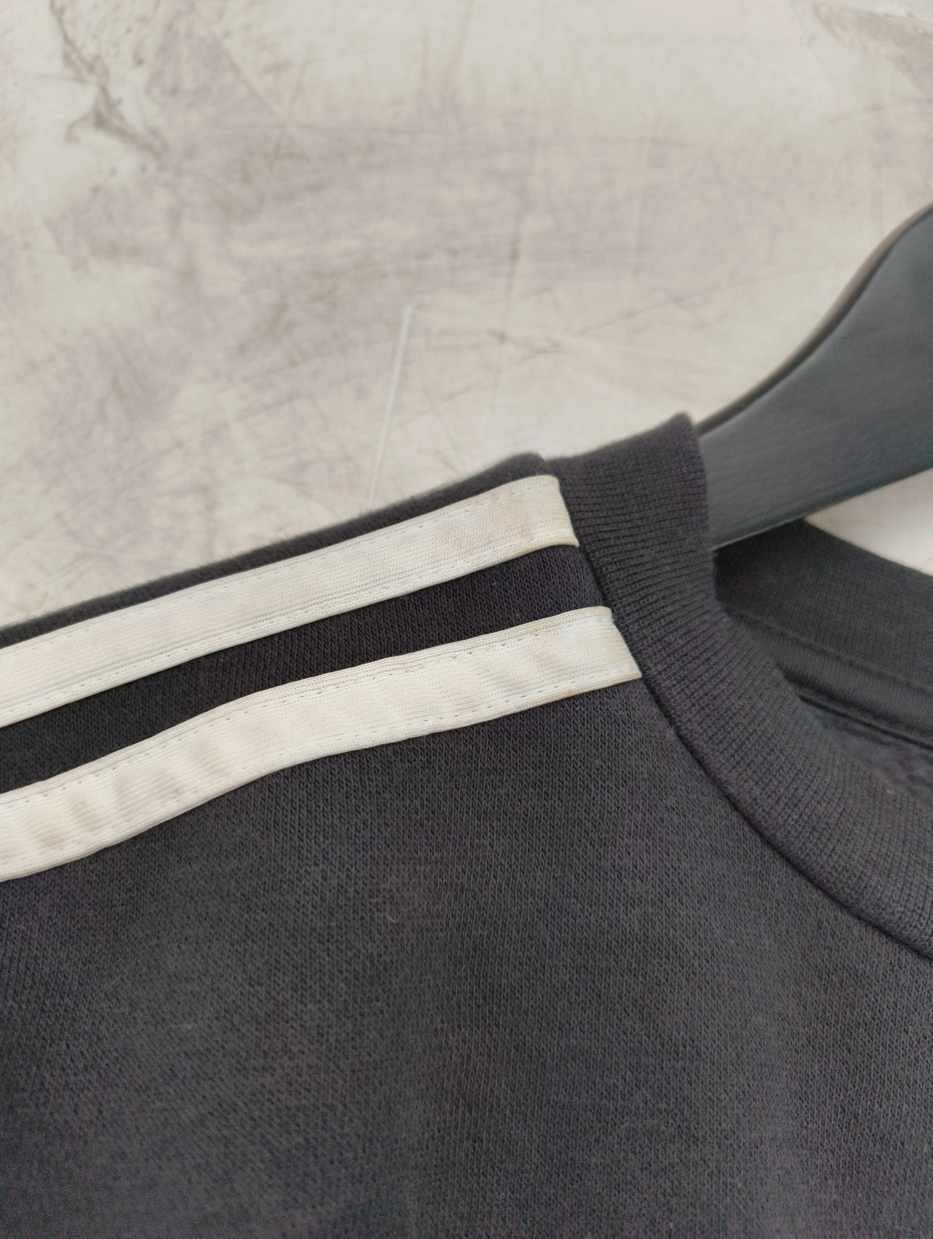 Adidas Women's Hoodie UK 12 Grey Cotton with Polyester, Elastane Pullover - Image 7