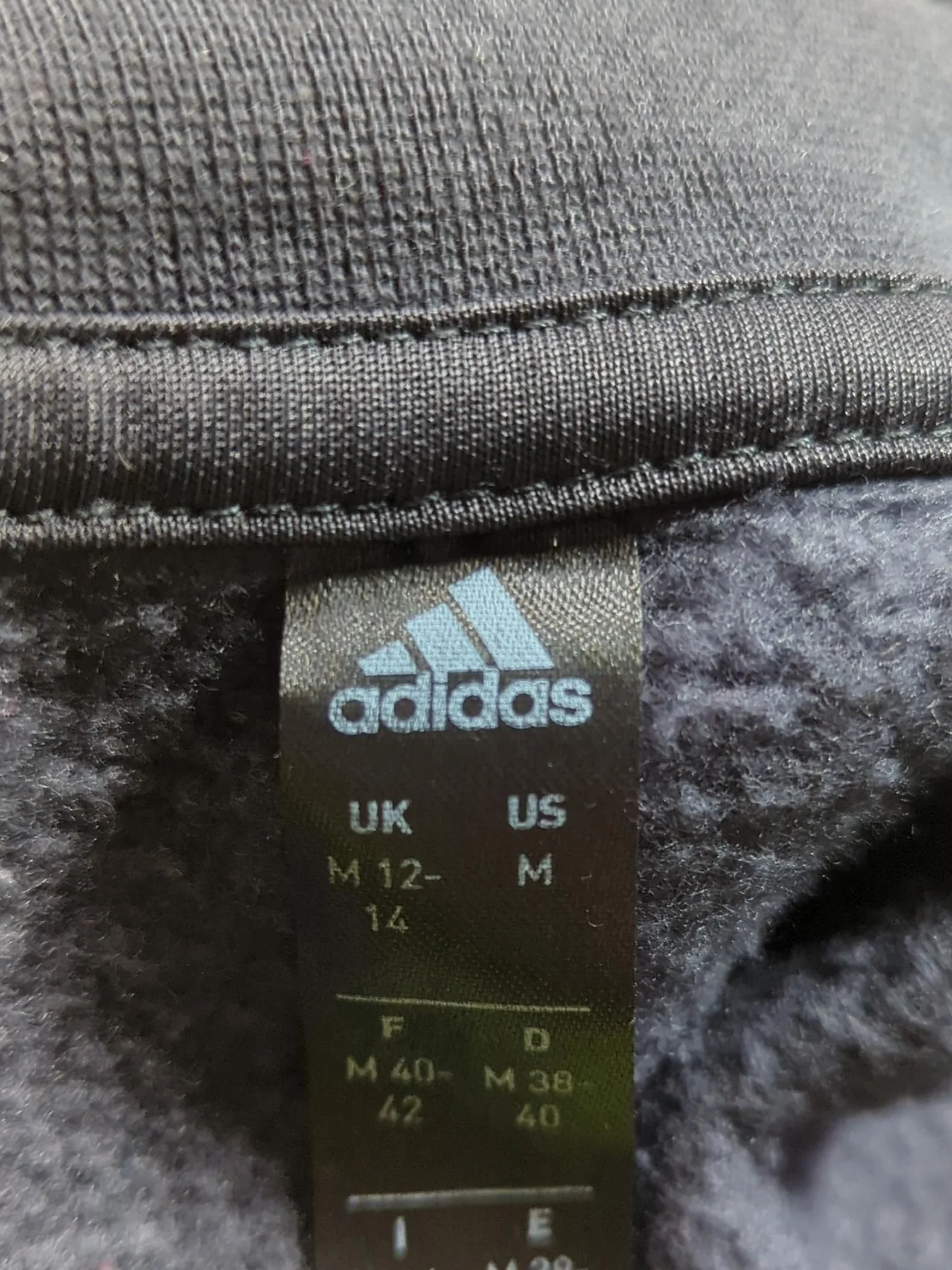 Adidas Women's Hoodie UK 12 Grey Cotton with Polyester, Elastane Pullover - Image 8