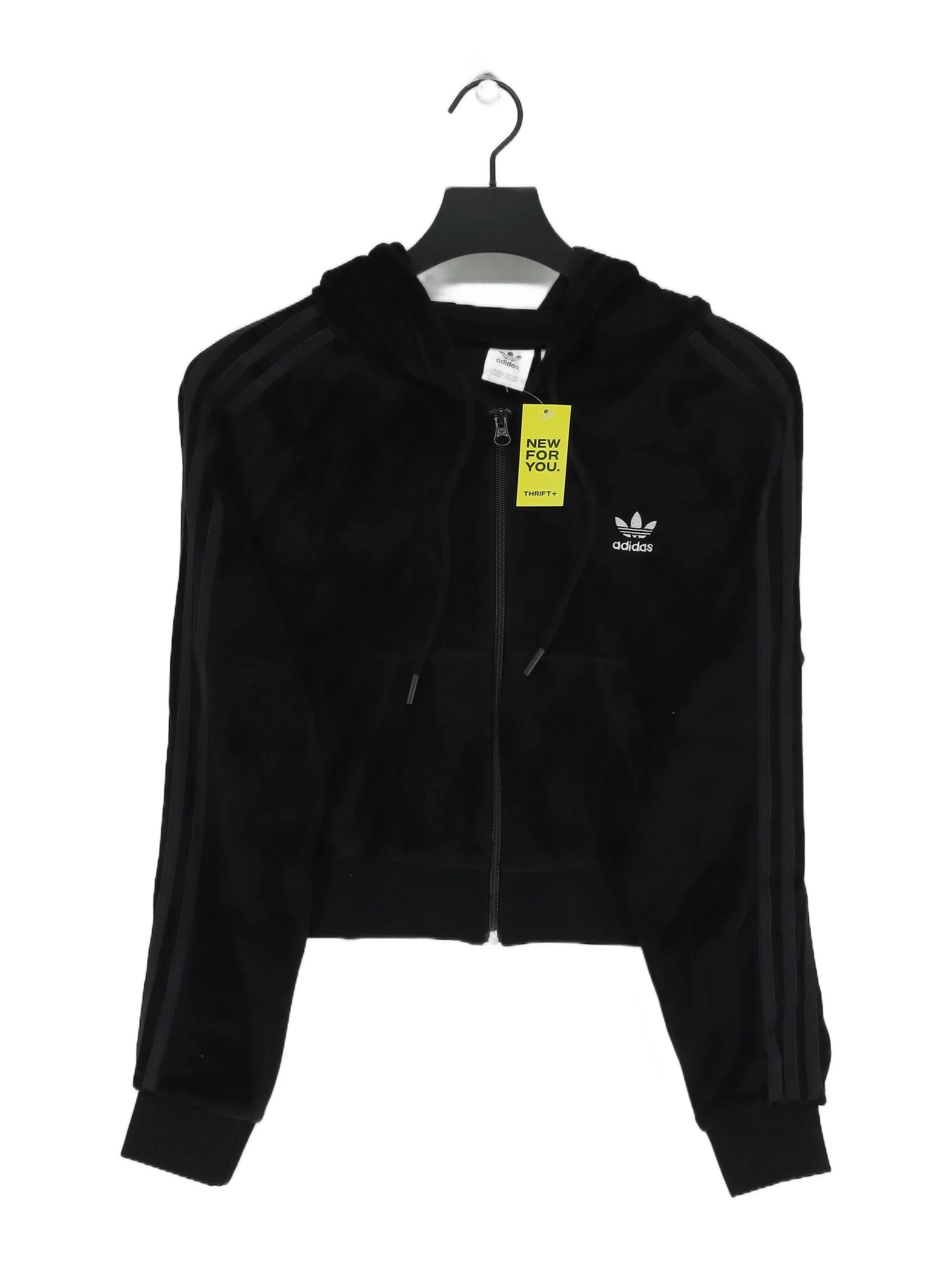 Adidas Women's Hoodie UK 14 Black Cotton New with tags