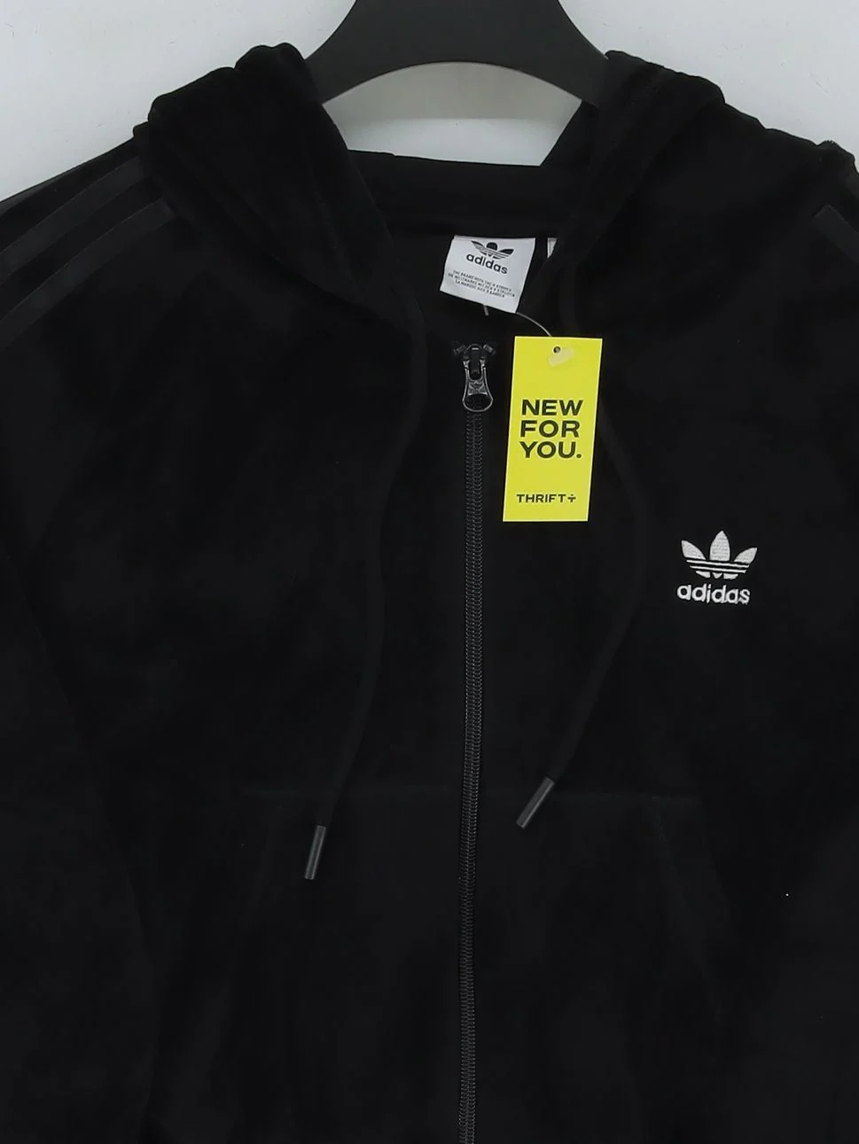 Adidas Women's Hoodie UK 14 Black Cotton New with tags - Image 3