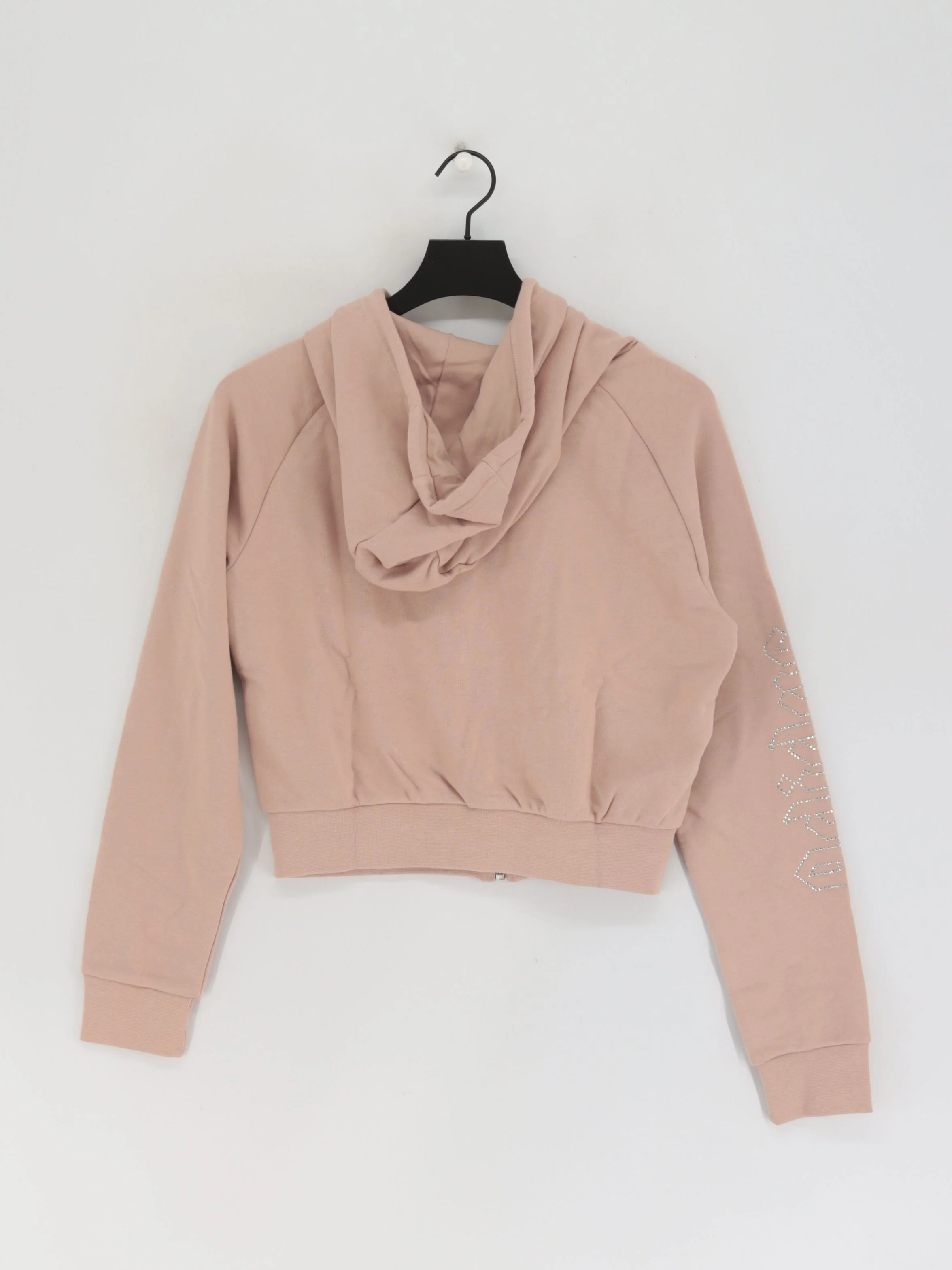 Adidas Women's Hoodie UK 14 Tan Cotton with Polyester Full Zip New with tags - Image 2