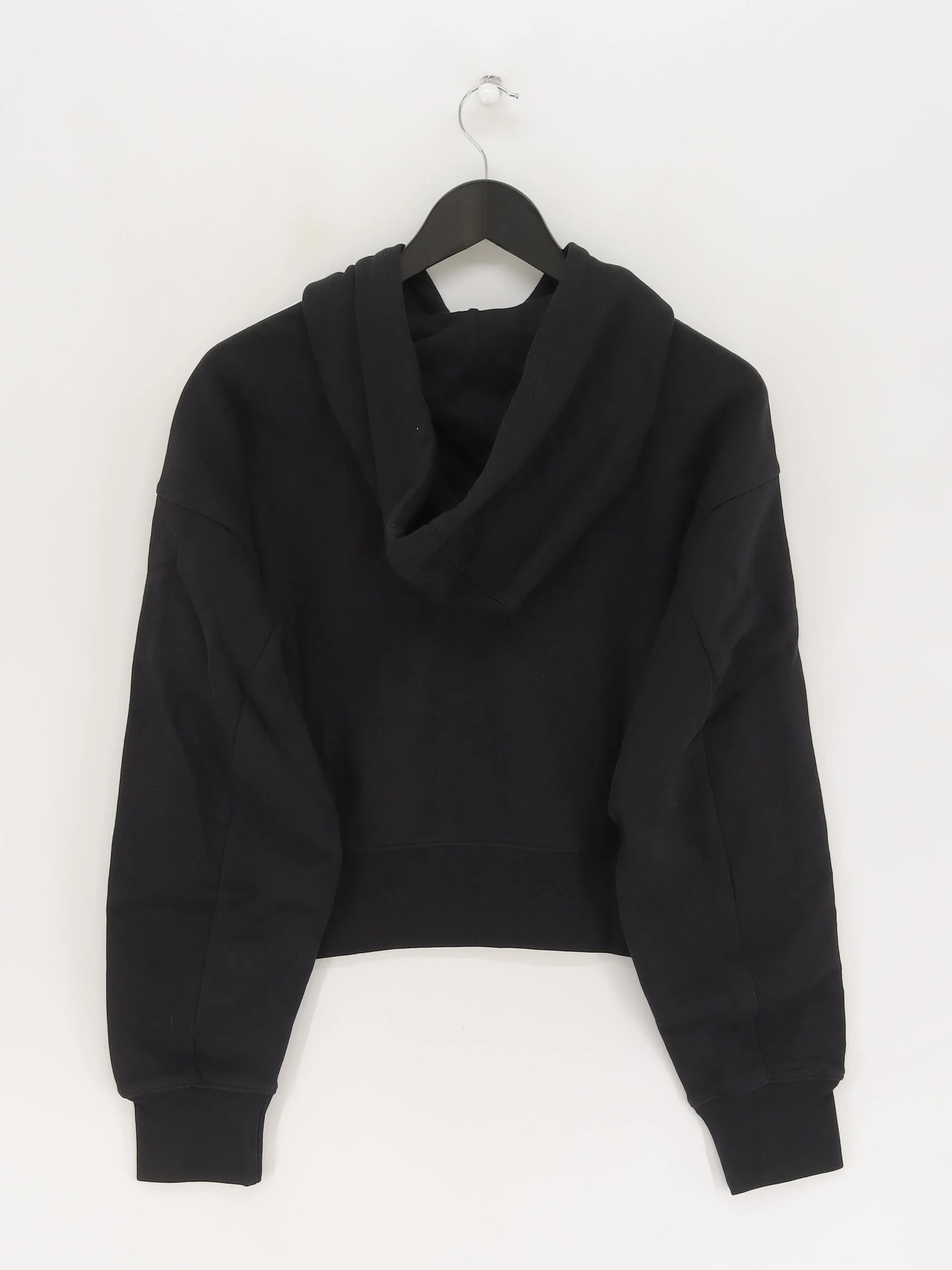 Adidas Women's Hoodie UK 6 Black Cotton with Elastane Pullover New with tags - Image 2