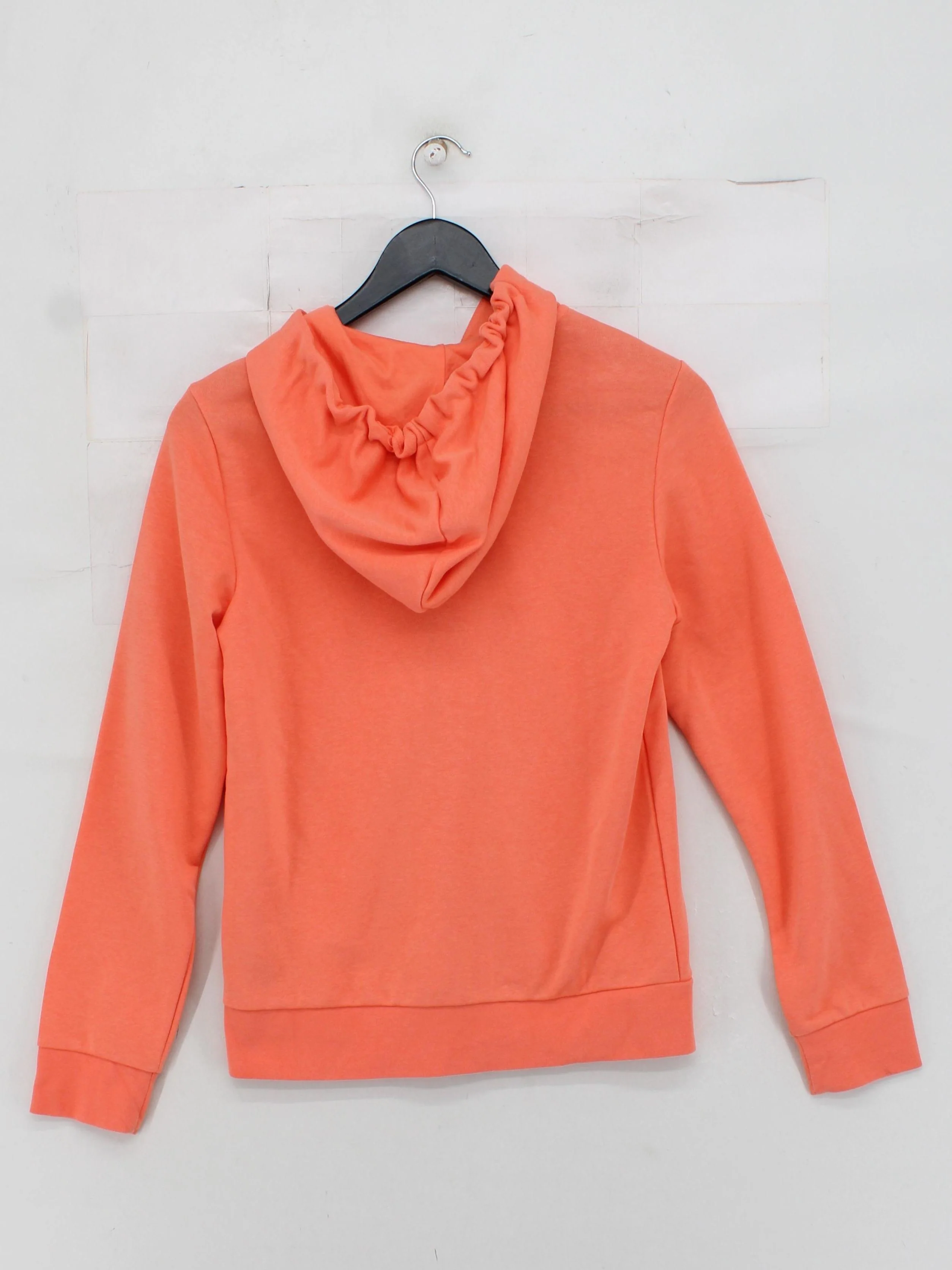 Adidas Women's Hoodie UK 8 Orange 100% Other Full Zip - Image 2