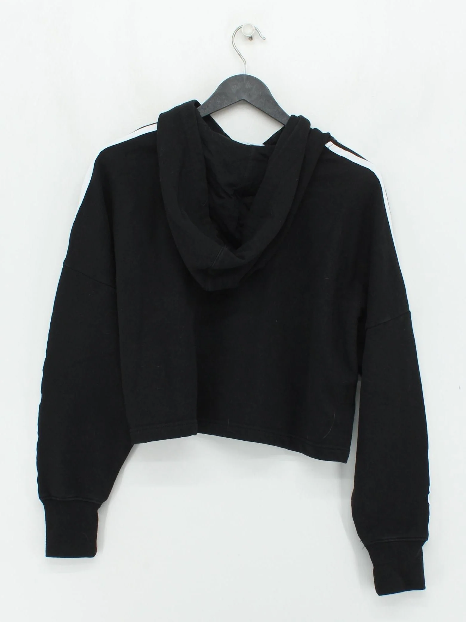 Adidas Women's Hoodie XS Black 100% Cotton Pullover - Image 2