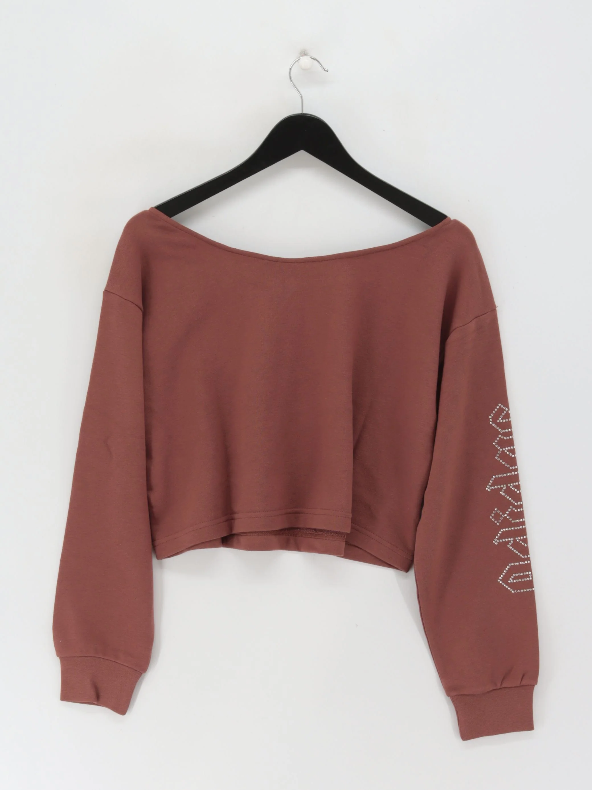 Adidas Women's Jumper UK 10 Brown Cotton with Polyester Pullover New with tags - Image 2