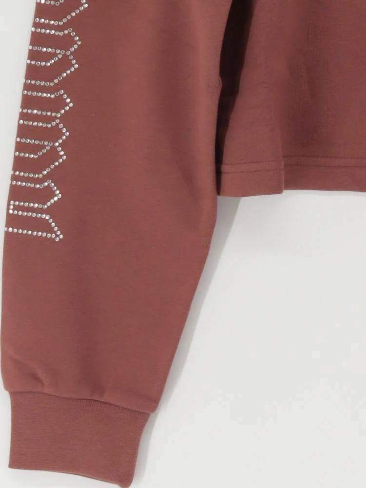 Adidas Women's Jumper UK 10 Brown Cotton with Polyester Pullover New with tags - Image 4
