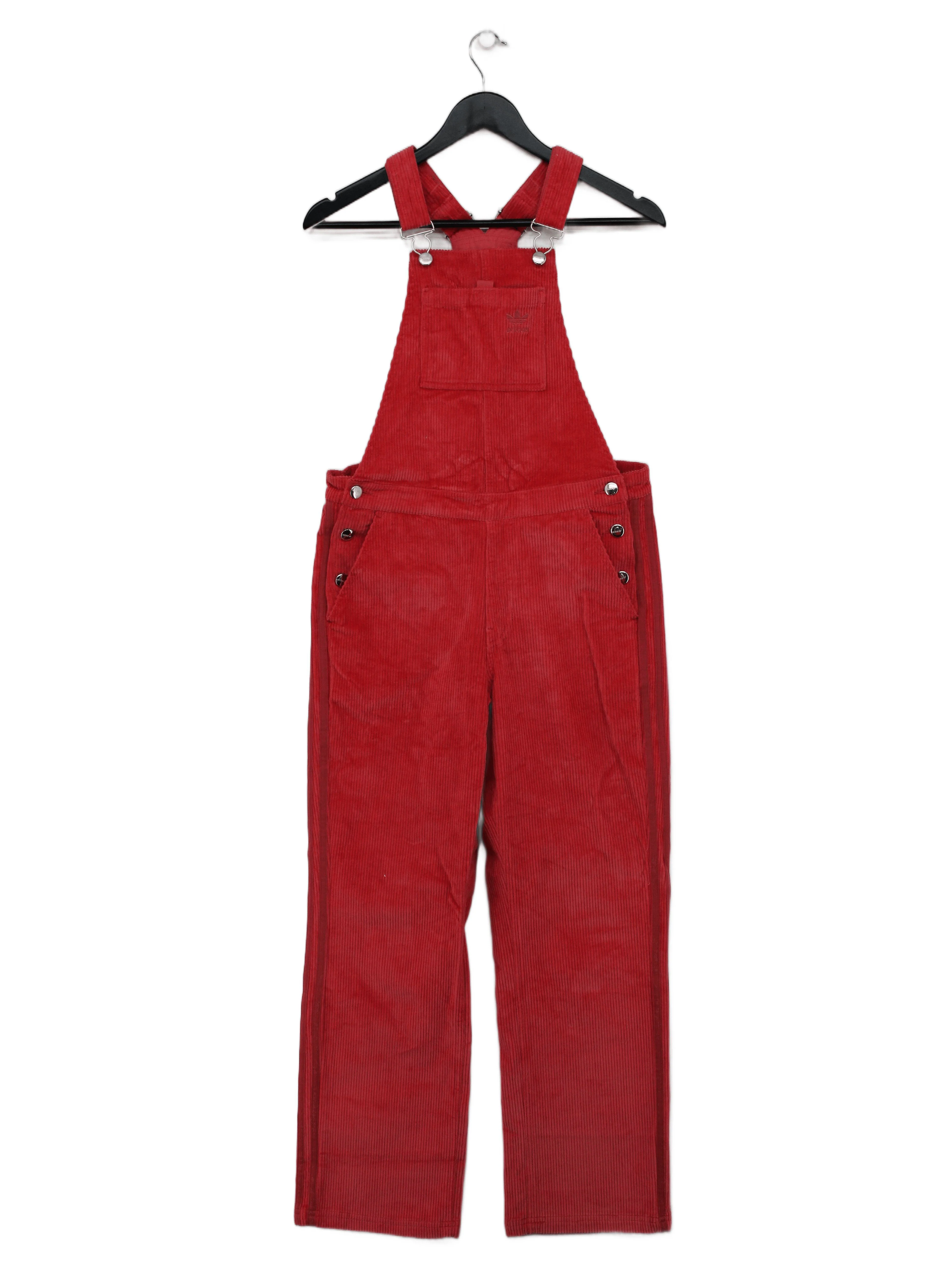 Adidas Women's Jumpsuit UK 8 Red Cotton with Spandex, Polyester Jumpsuit