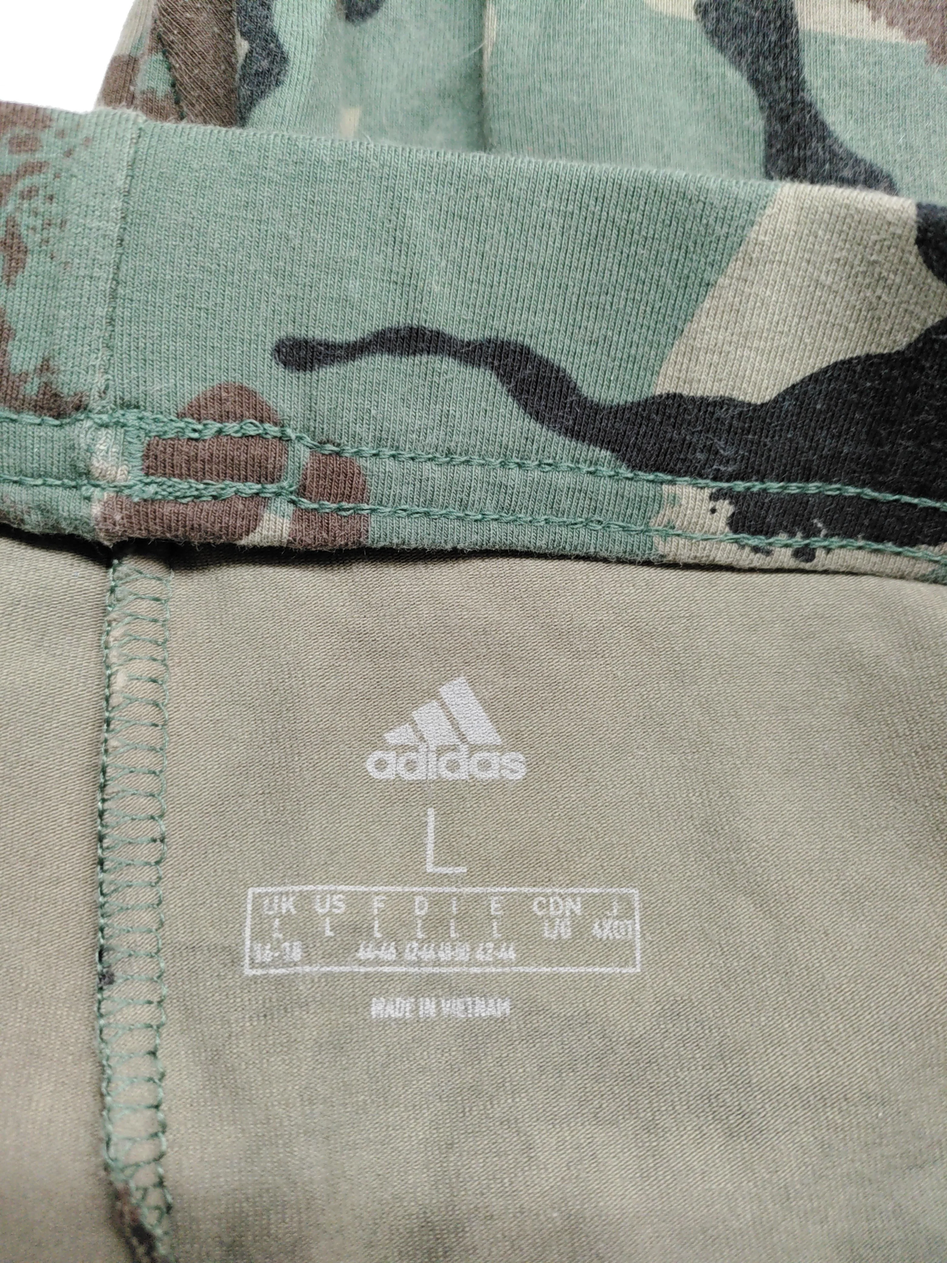 Adidas Women's Leggings L Multi Camo Cotton with Elastane Capri - Image 5