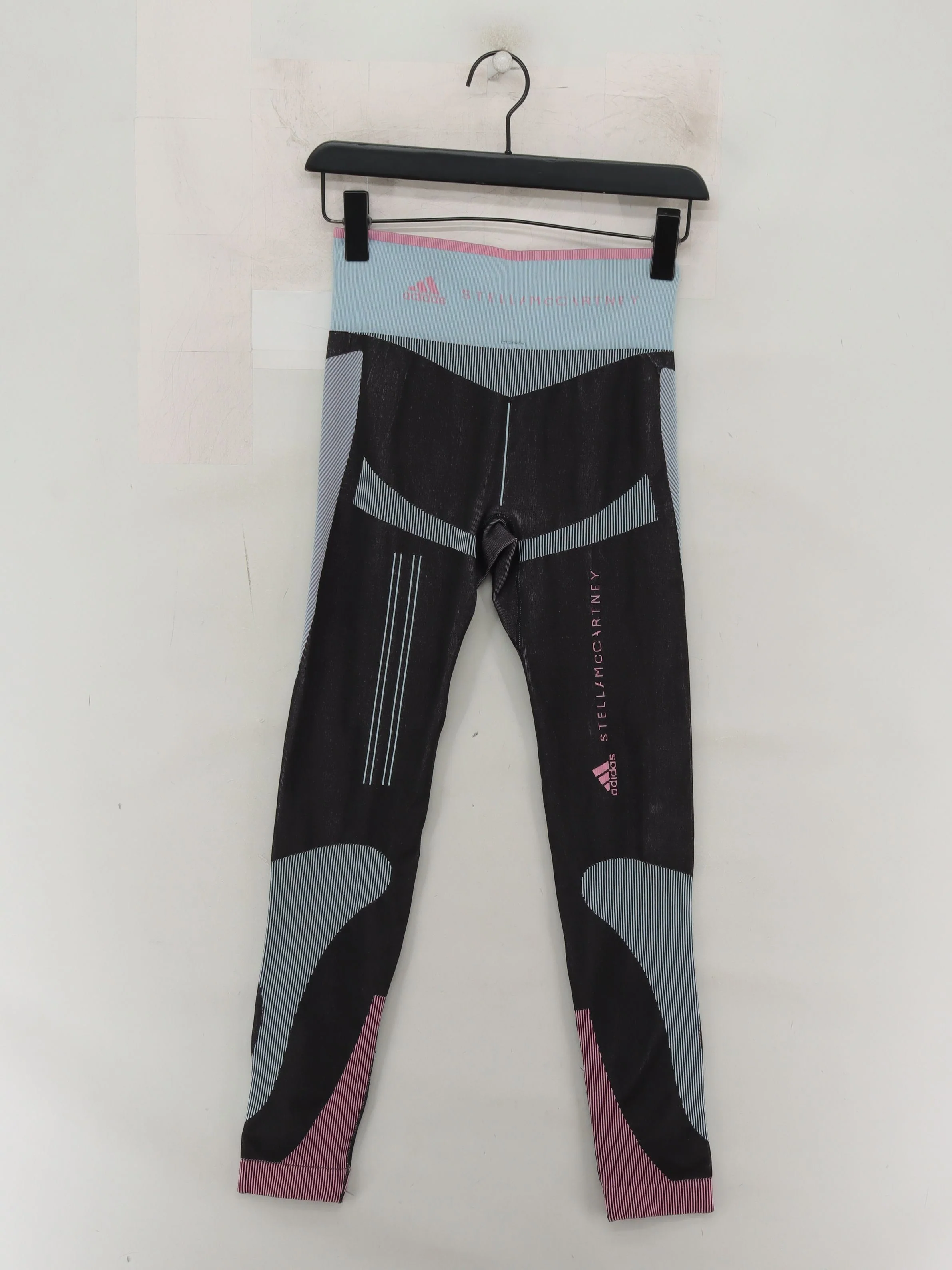 Adidas Women's Leggings M Black Polyester with Polyamide, Elastane Full length - Image 2