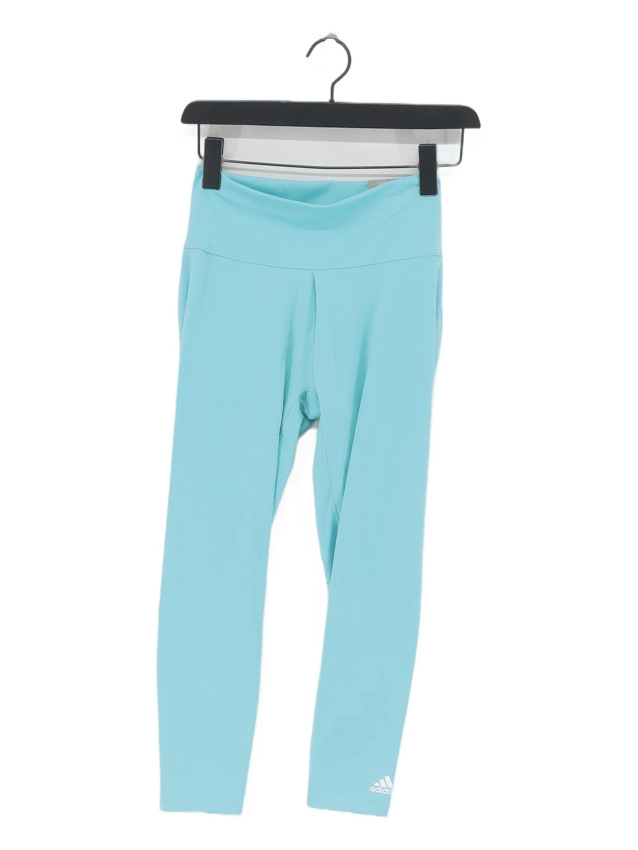 Adidas Women's Leggings M Blue Polyester with Spandex Cropped New with tags
