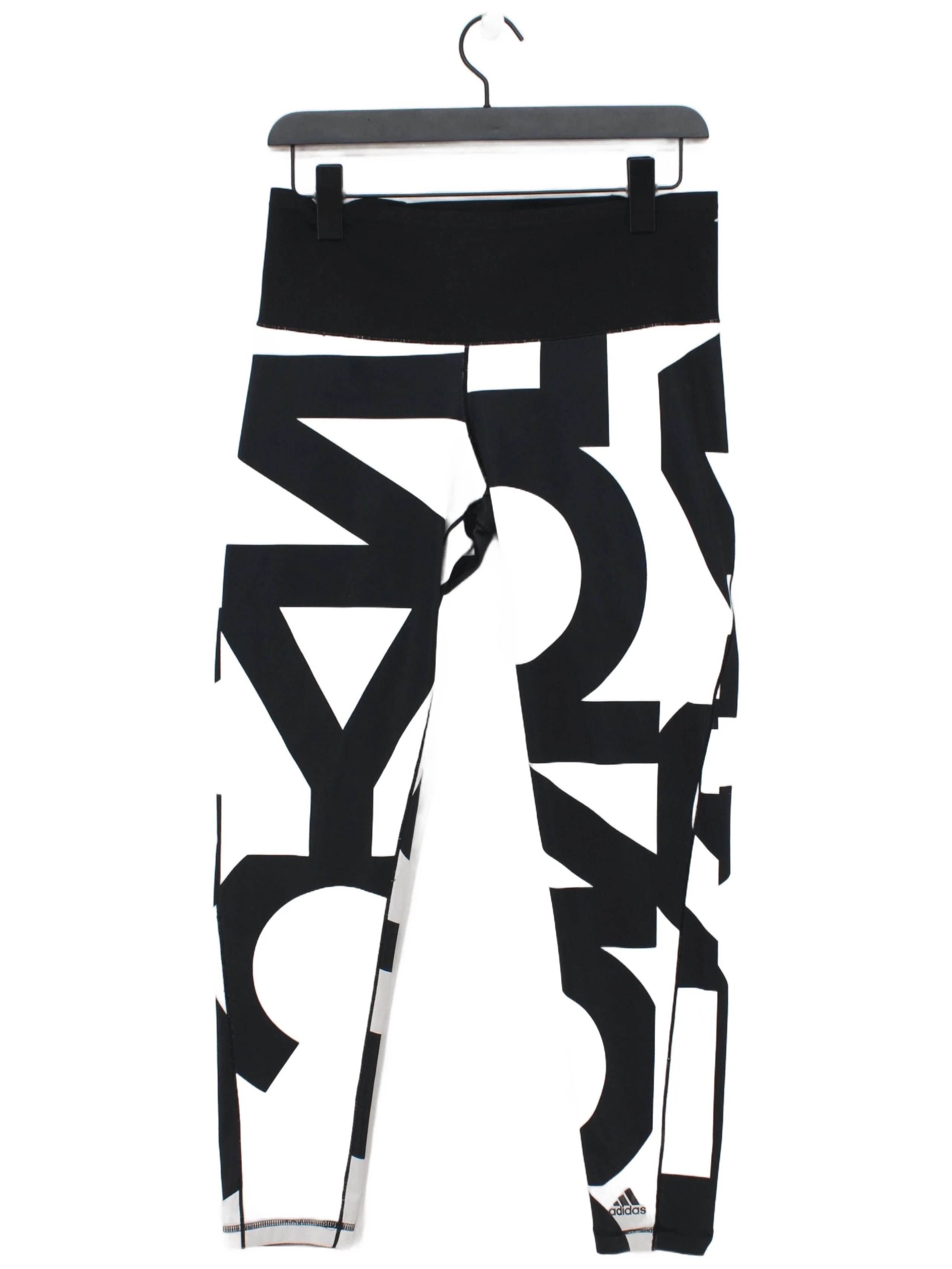 Adidas Women's Leggings M Multi Graphic Polyester with Spandex Capri
