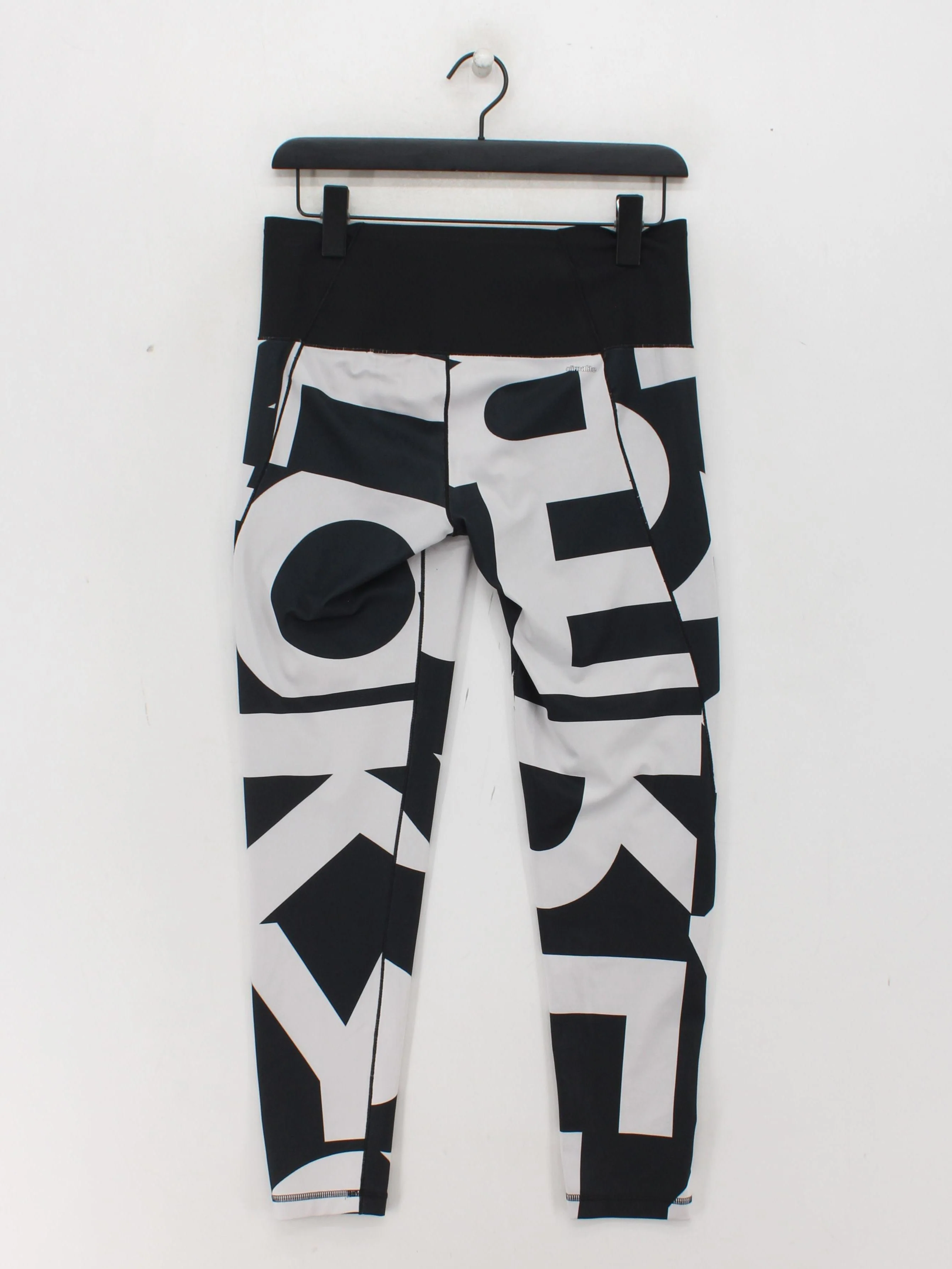 Adidas Women's Leggings M Multi Graphic Polyester with Spandex Capri - Image 2