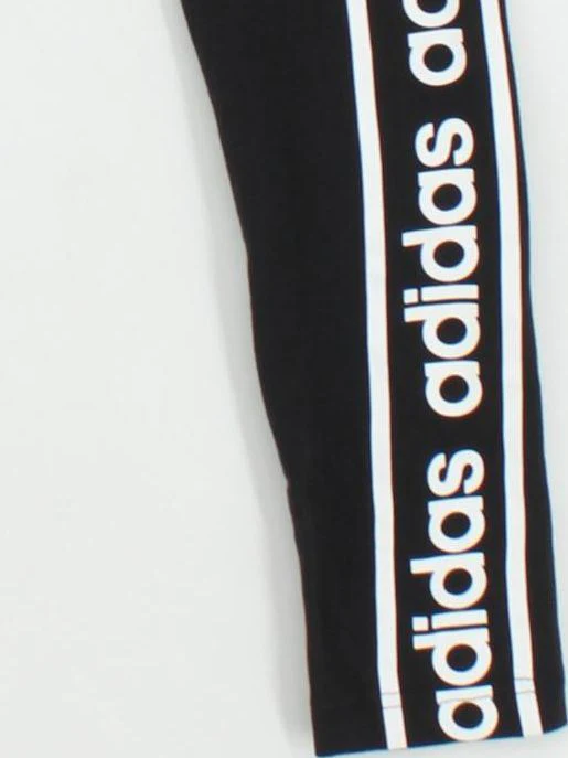 Adidas Women's Leggings S Black Graphic Polyester with Elastane Full length - Image 4