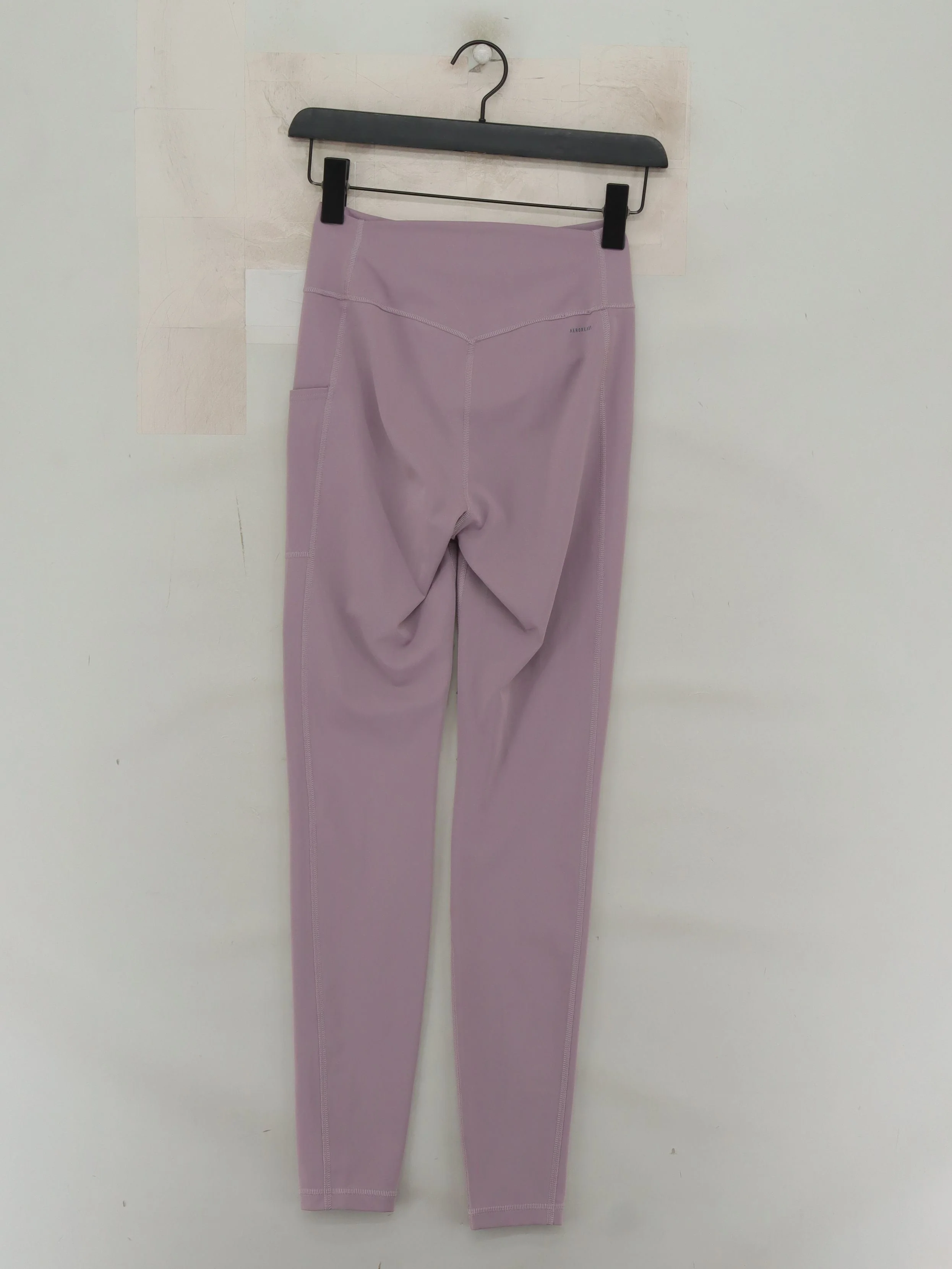 Adidas Women's Leggings S Purple Polyester with Spandex Full length - Image 2