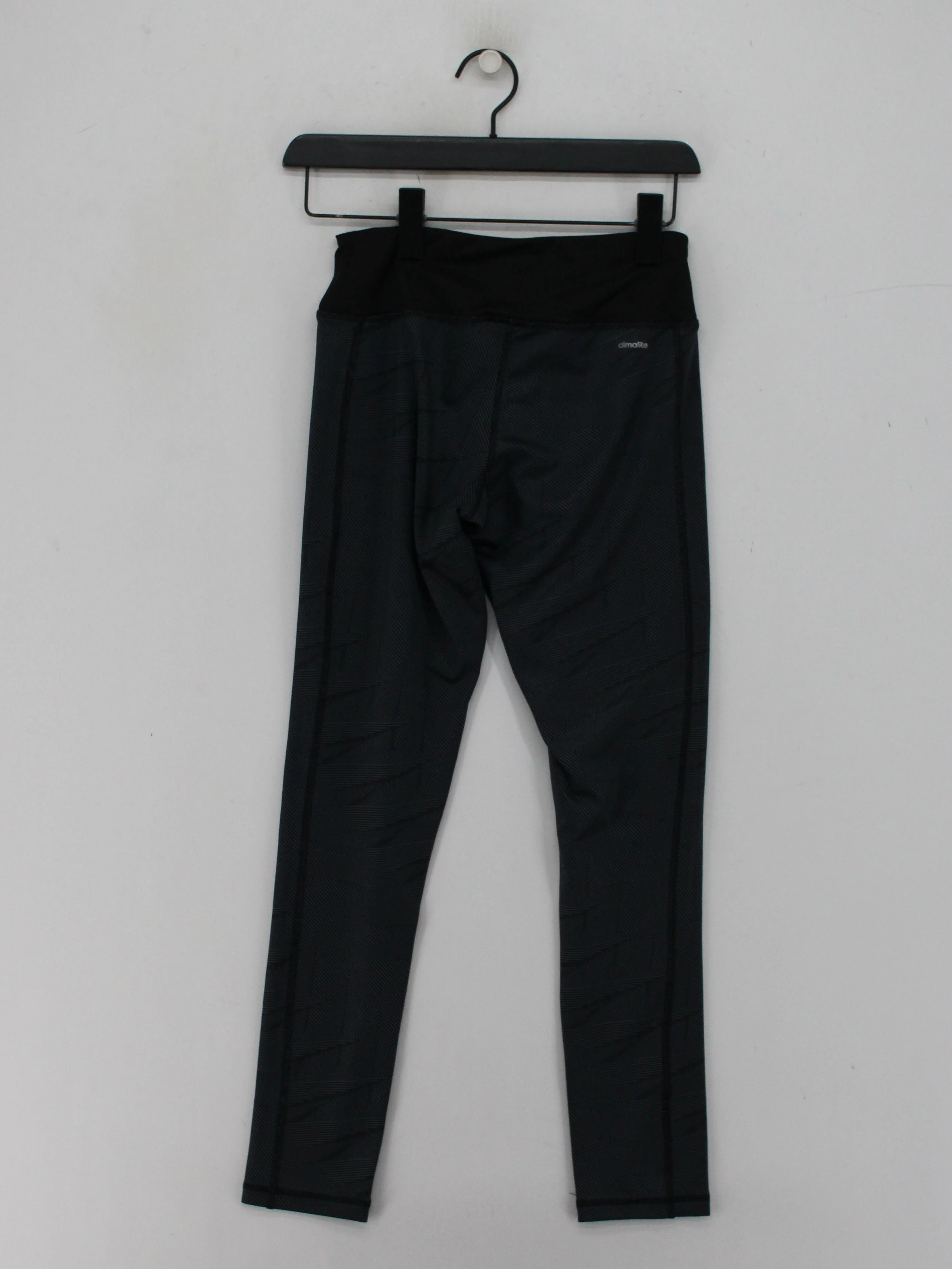 Adidas Women's Leggings UK 4 Black Polyester with Elastane Capri - Image 2