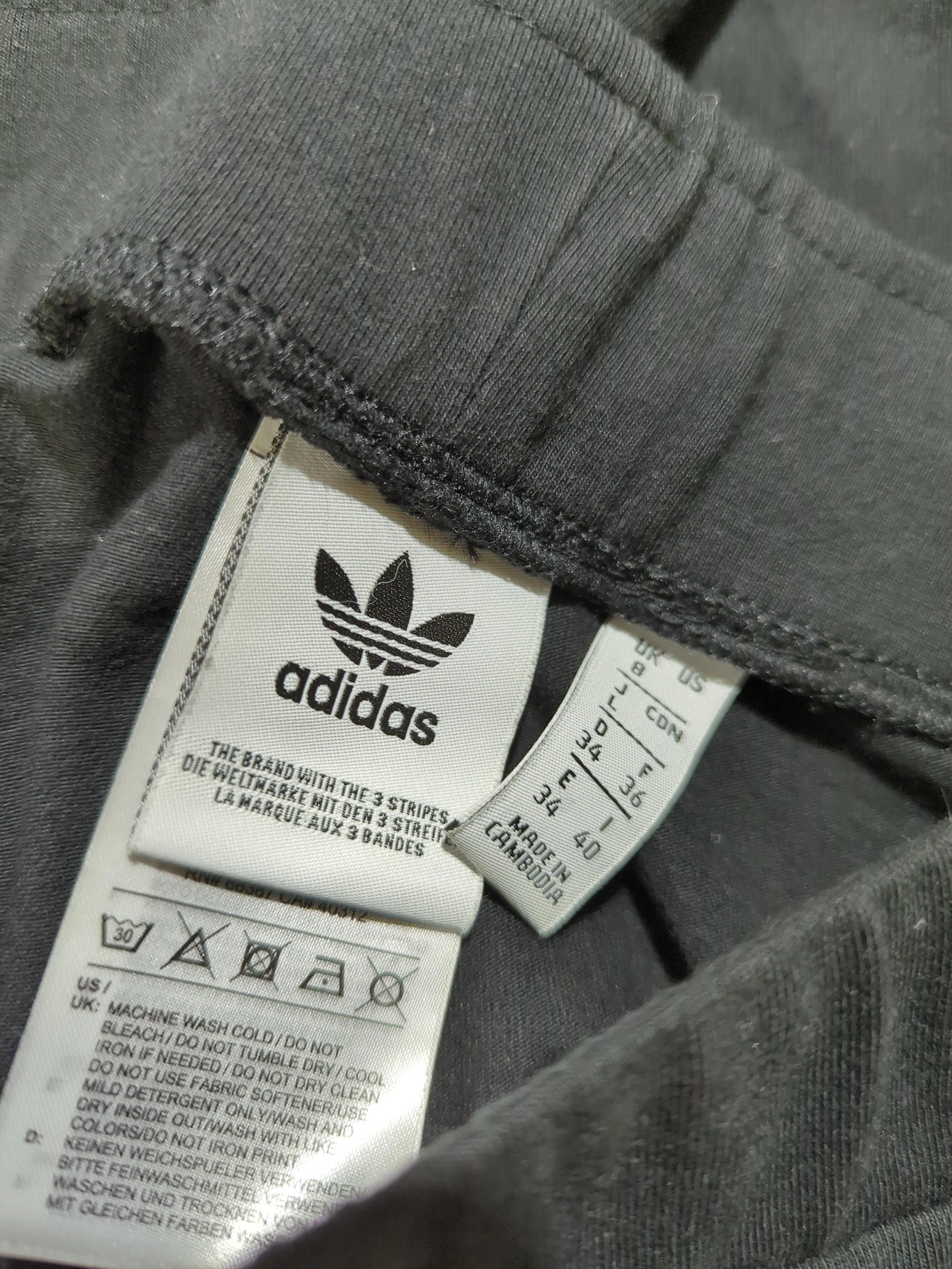 Adidas Women's Leggings UK 8 Black Cotton with Elastane Full length - Image 7
