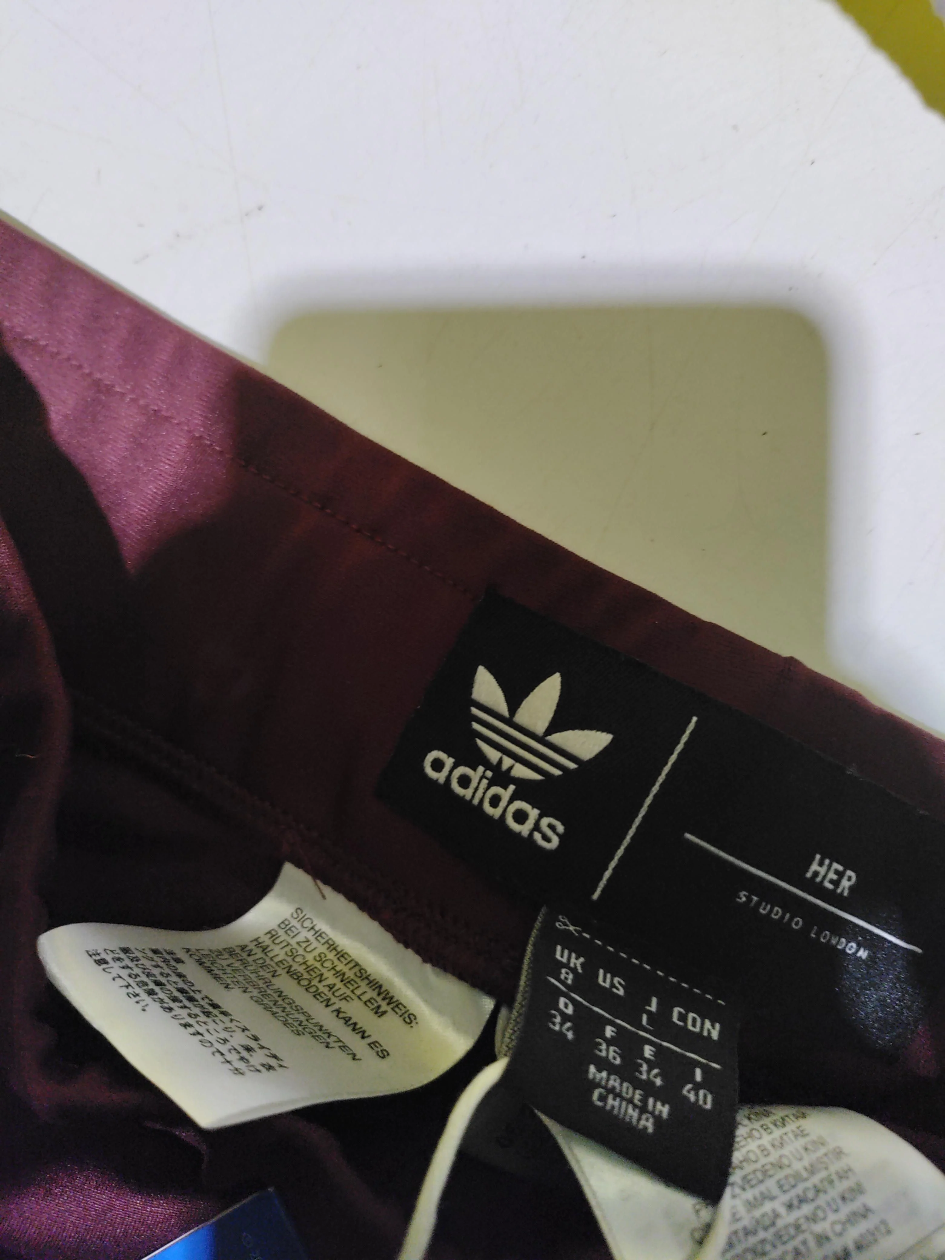 Adidas Women's Leggings UK 8 Red Polyester New with tags - Image 5