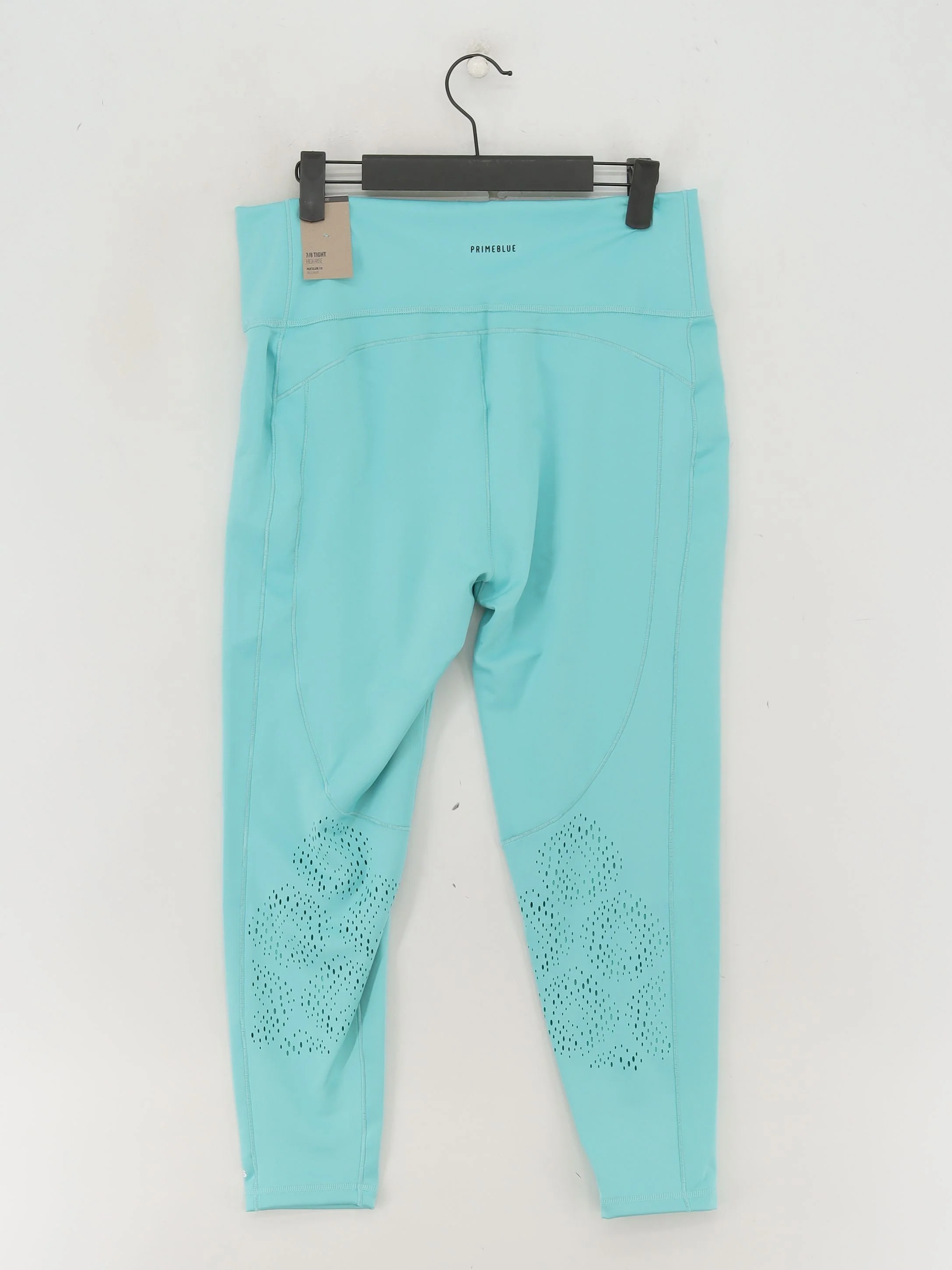 Adidas Women's Leggings XL Blue Polyester with Elastane Cropped New with tags - Image 2