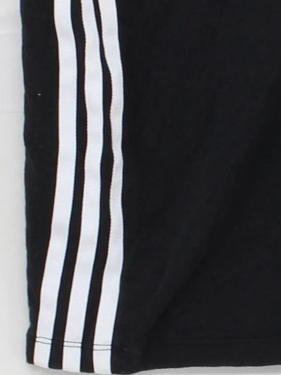 Adidas Women's Mini Skirt W 26 in Black Striped Cotton with Elastane Short Mini - Image 4