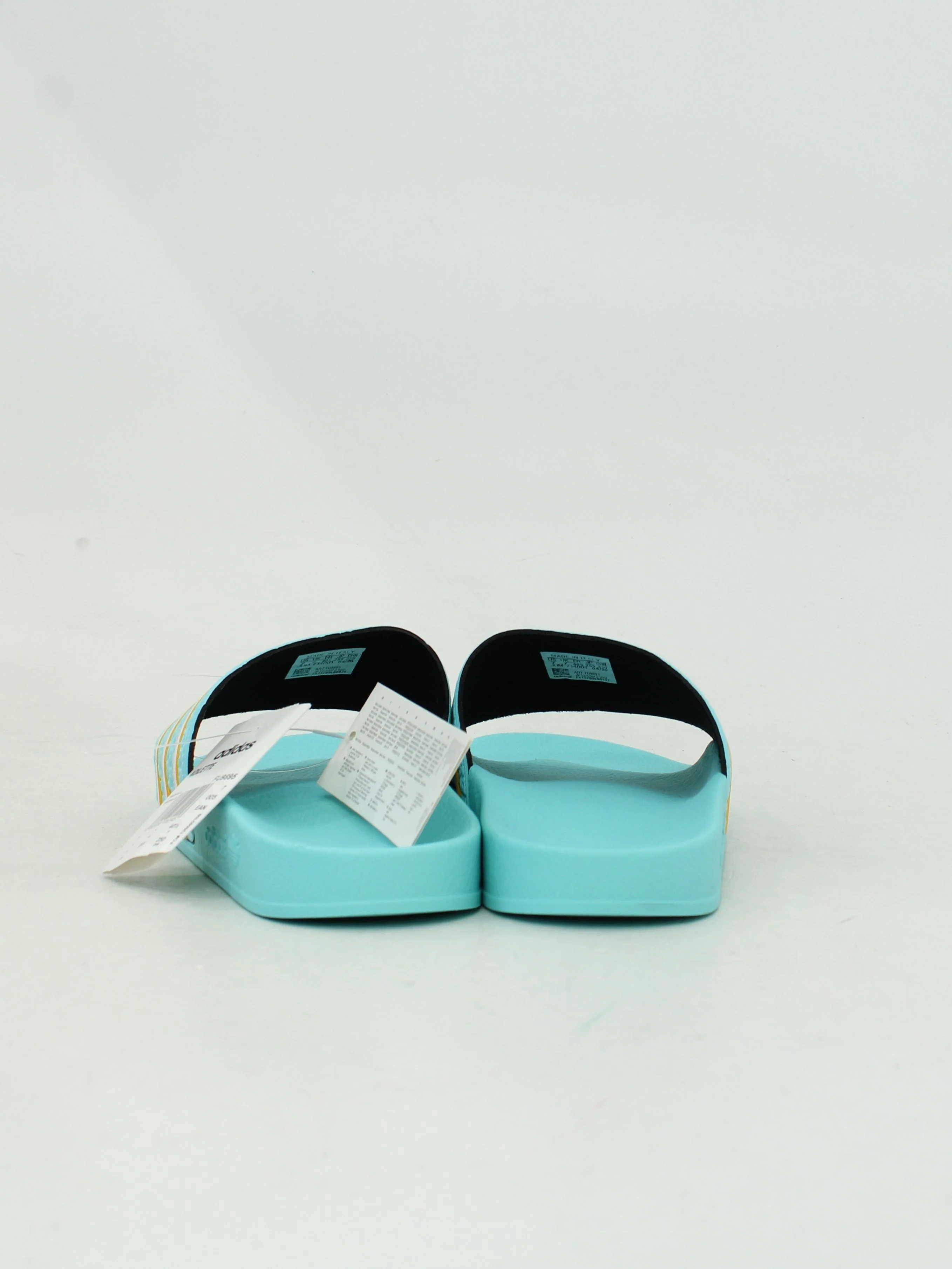 Adidas Women's Sandals UK 7 Blue Striped 100% Other Slider New with tags - Image 3