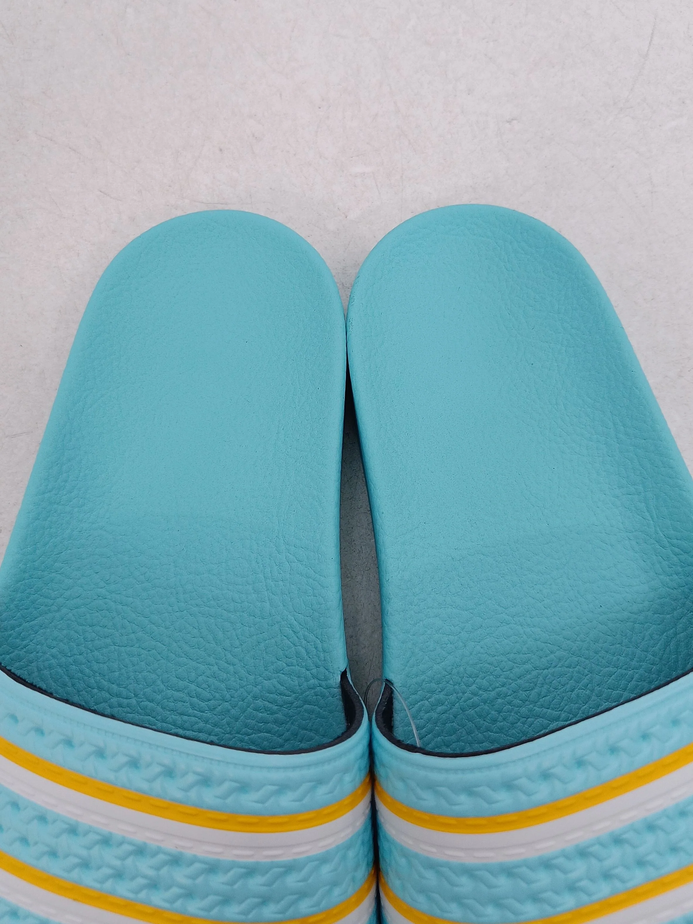Adidas Women's Sandals UK 7 Blue Striped 100% Other Slider New with tags - Image 6