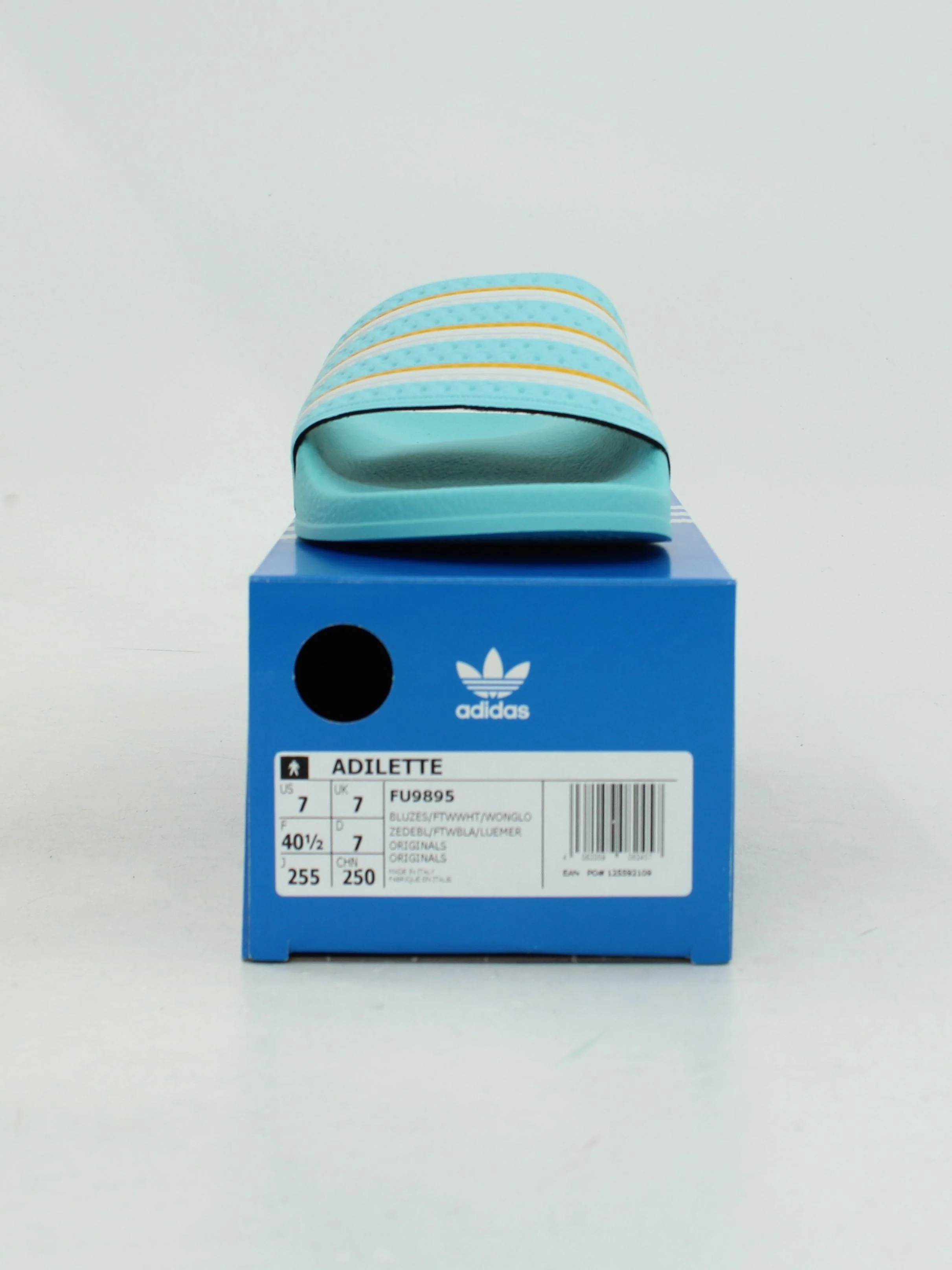 Adidas Women's Sandals UK 7 Blue Striped 100% Other Slider New with tags - Image 8
