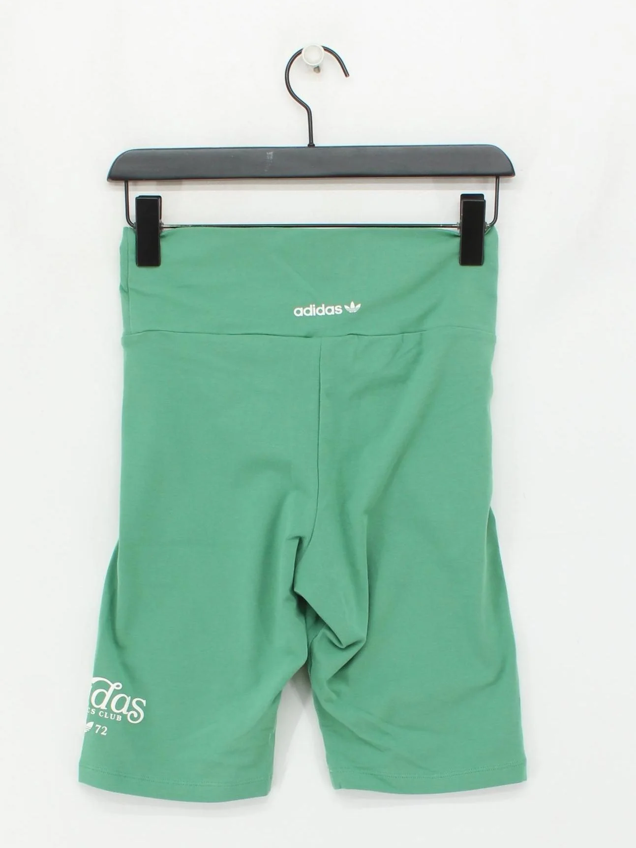 Adidas Women's Shorts S Green Cotton with Spandex Sweat - Image 2