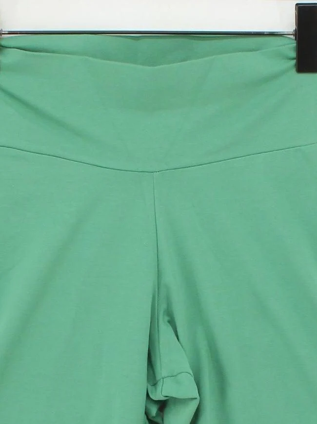 Adidas Women's Shorts S Green Cotton with Spandex Sweat - Image 3